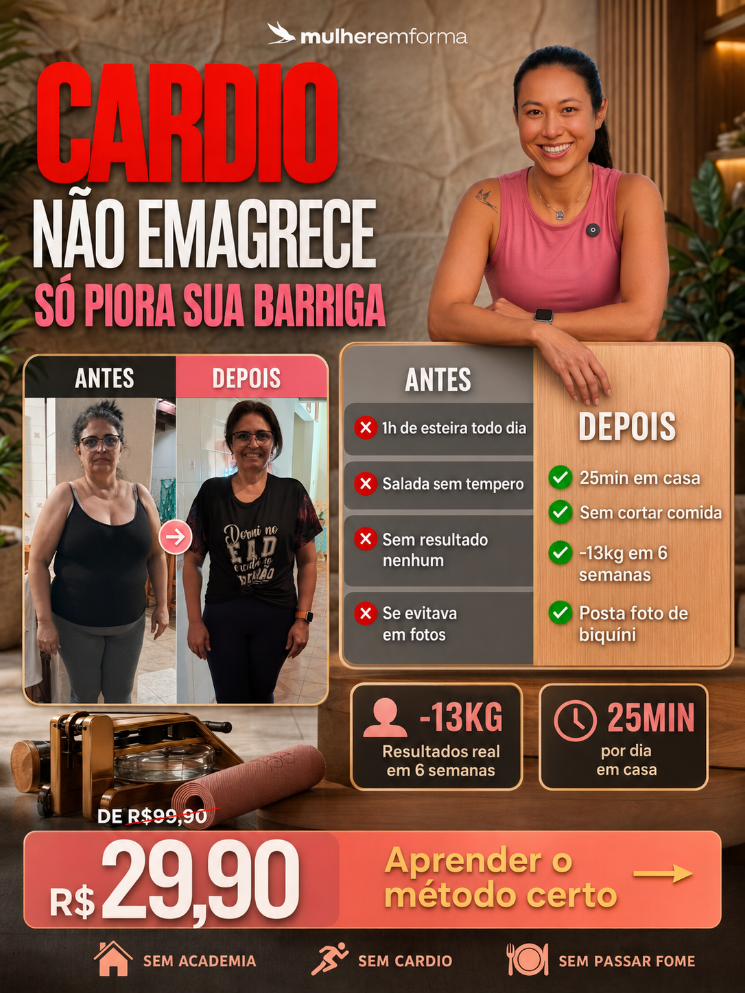 Mulher em Forma Facebook ad
