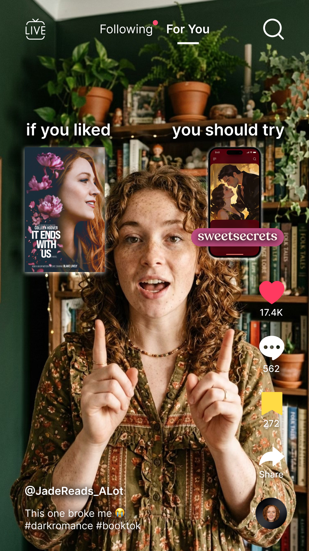 Sweetsecrets Facebook ad