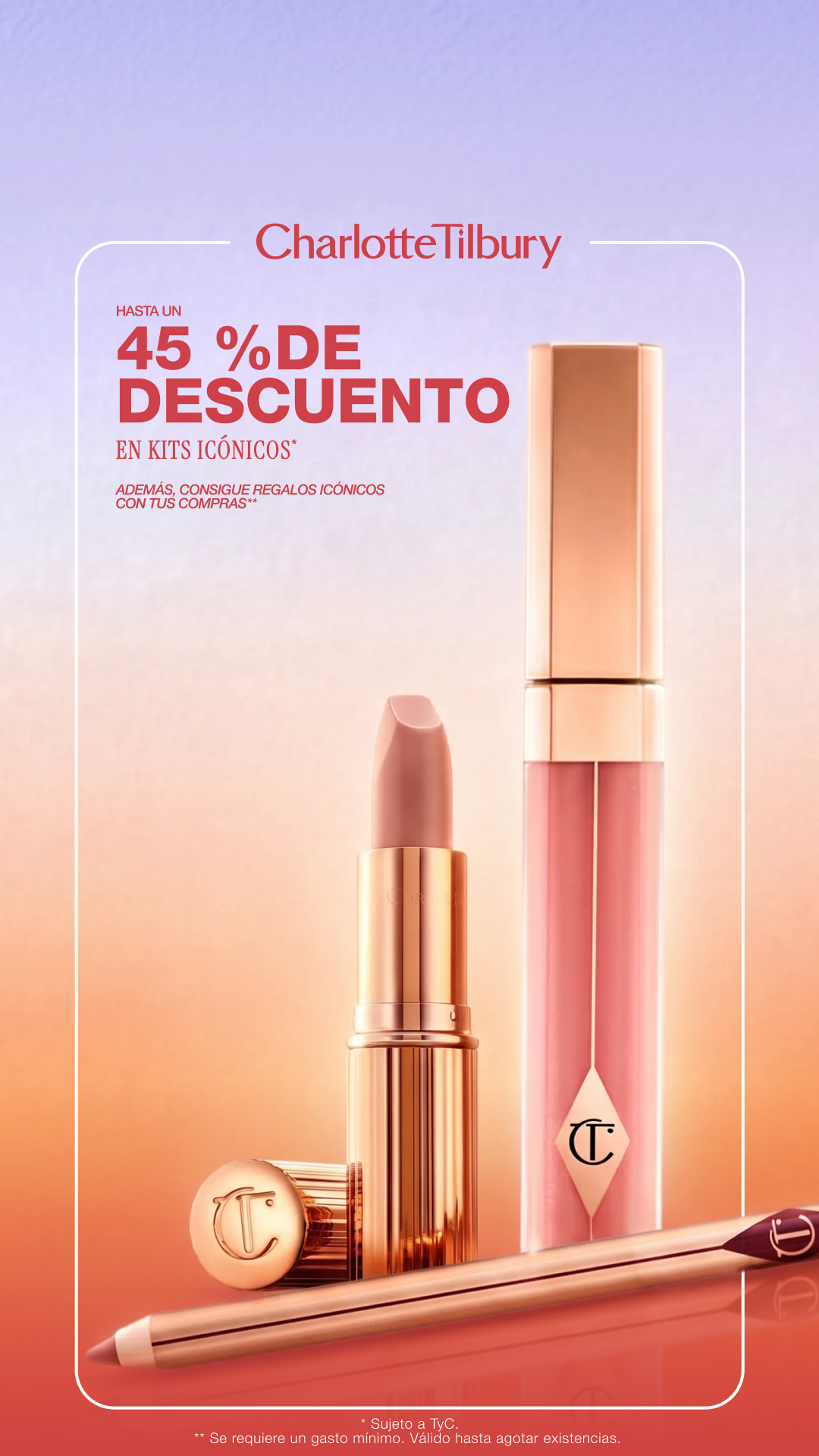 Charlotte Tilbury Facebook ad