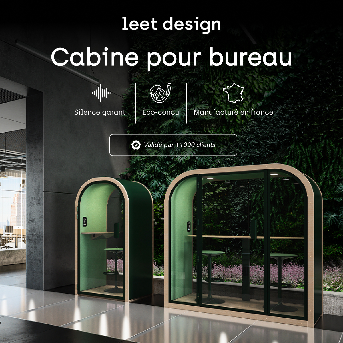leet design Facebook ad: Je demande un devis