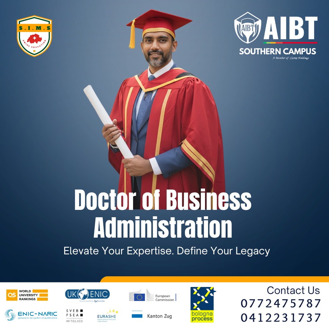 AIBT Southern Campus Facebook ad: Advance to the Highest Level of Business Leadership…