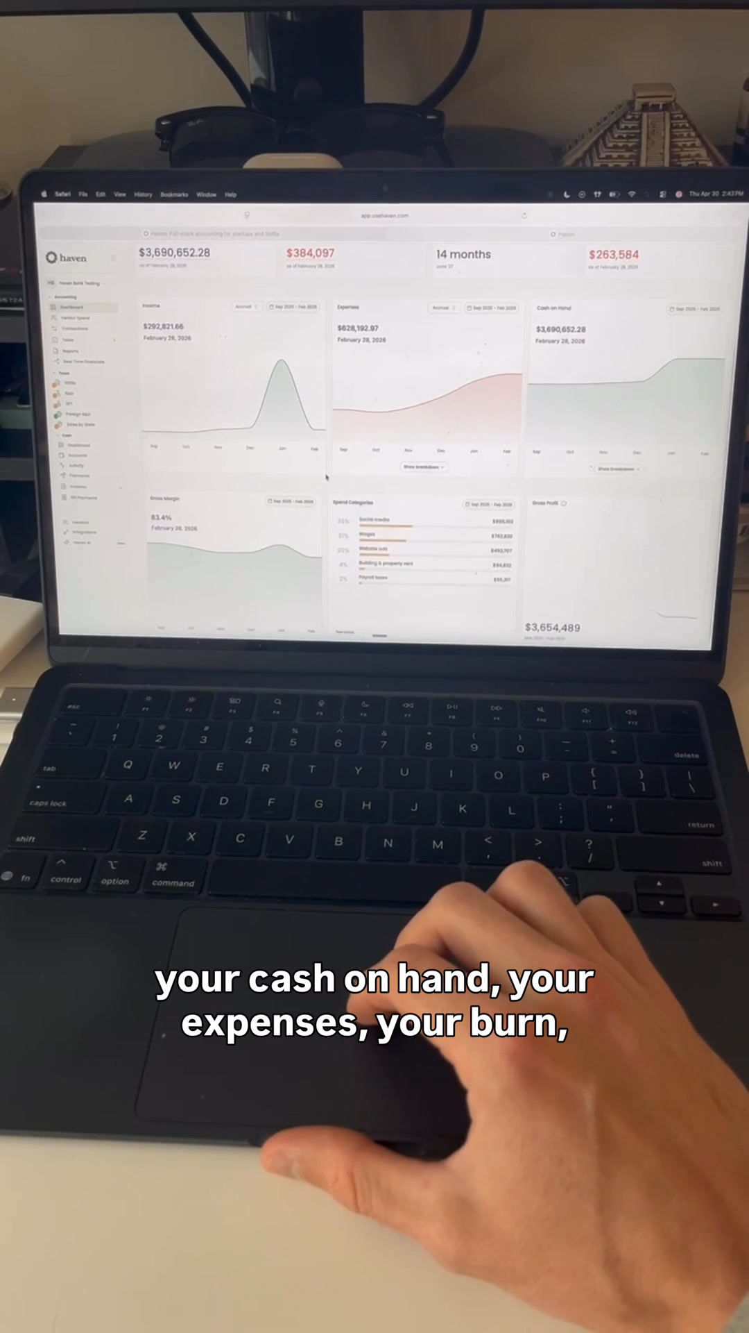 Haven Tax Facebook ad: Done-For-You Accounting Team Installed In Your Business