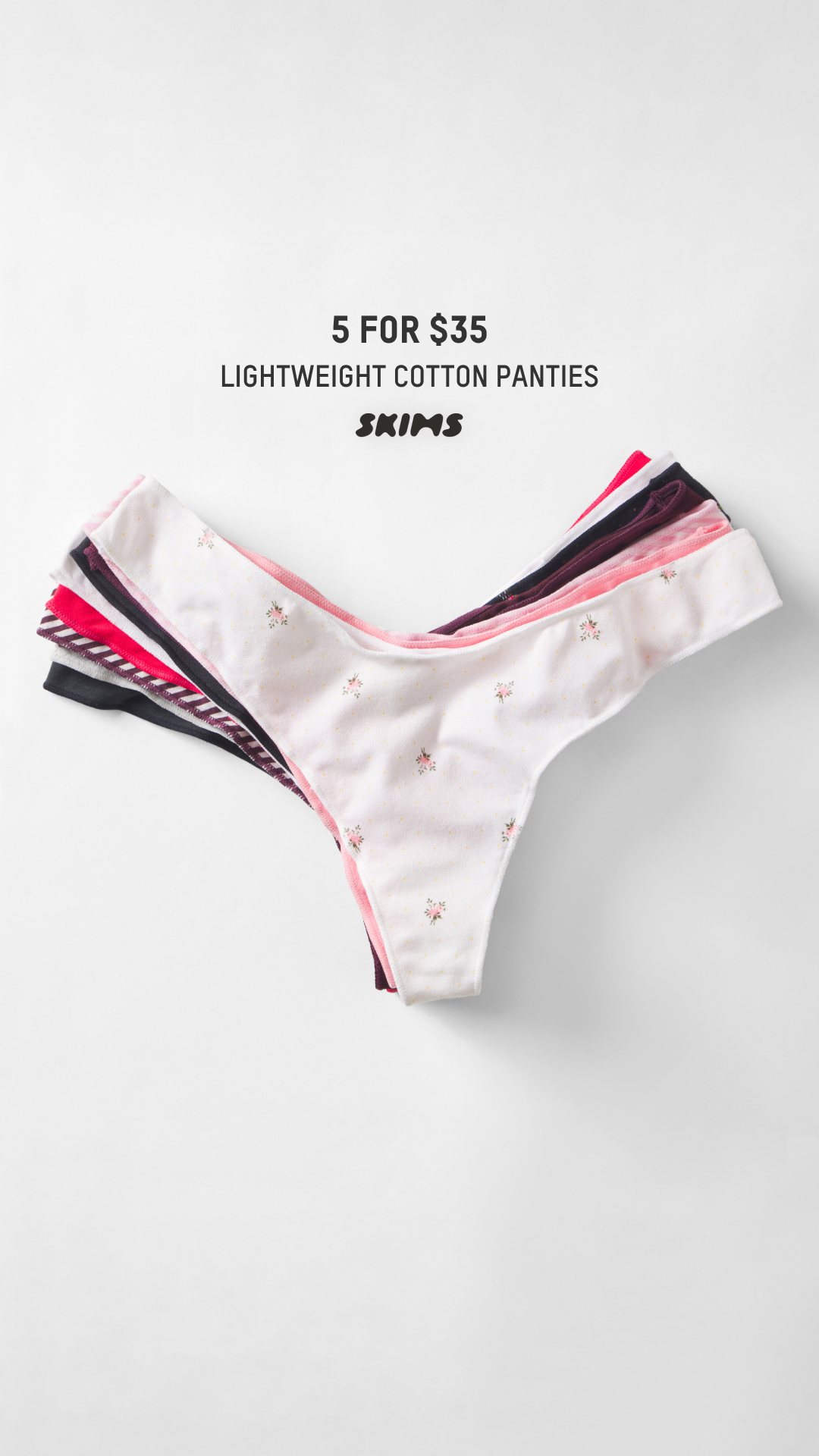 SKIMS Facebook ad: SKIMS Lightweight Cotton