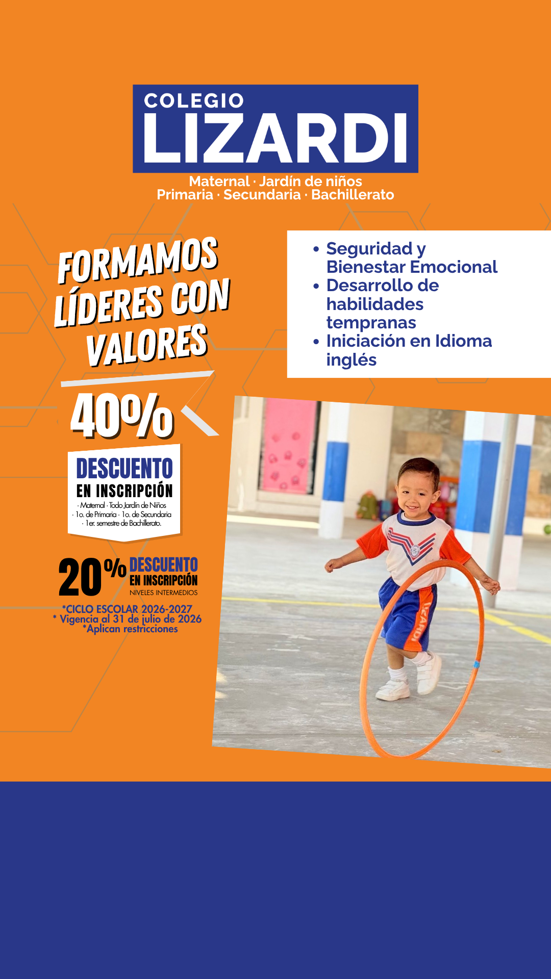 Colegio Lizardi Facebook ad: Solicita presupuesto