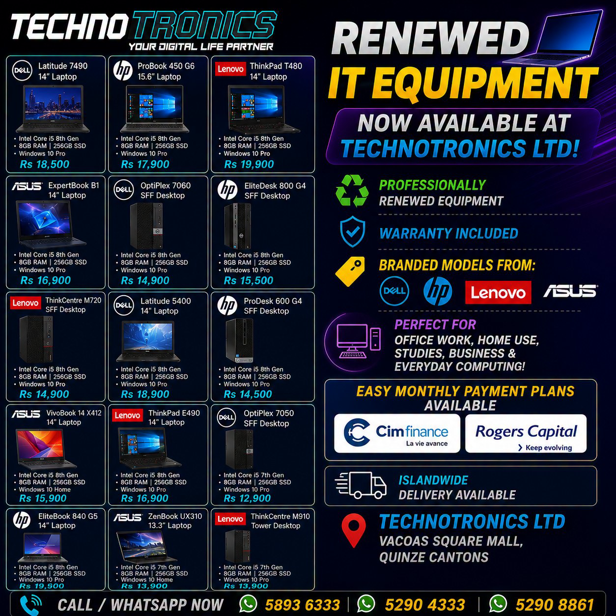 Technotronics Ltd Facebook ad