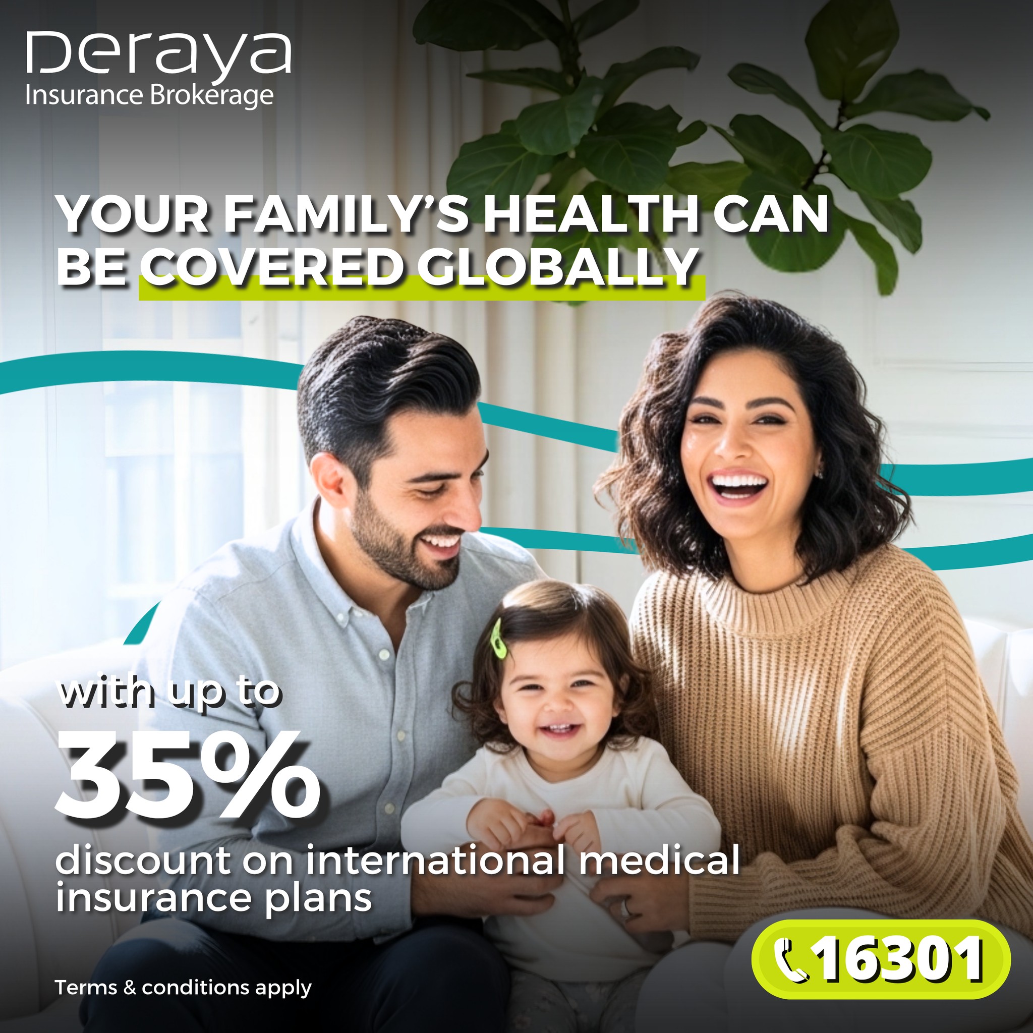 Deraya Insurance Brokerage Facebook ad: Now you can access high-quality healthcare anywhere in…