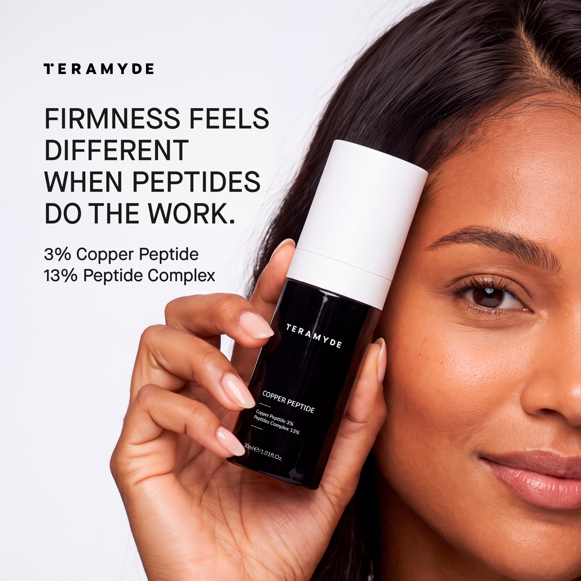 Niche Beauty Lab Facebook ad: Your anti-ageing power serum.