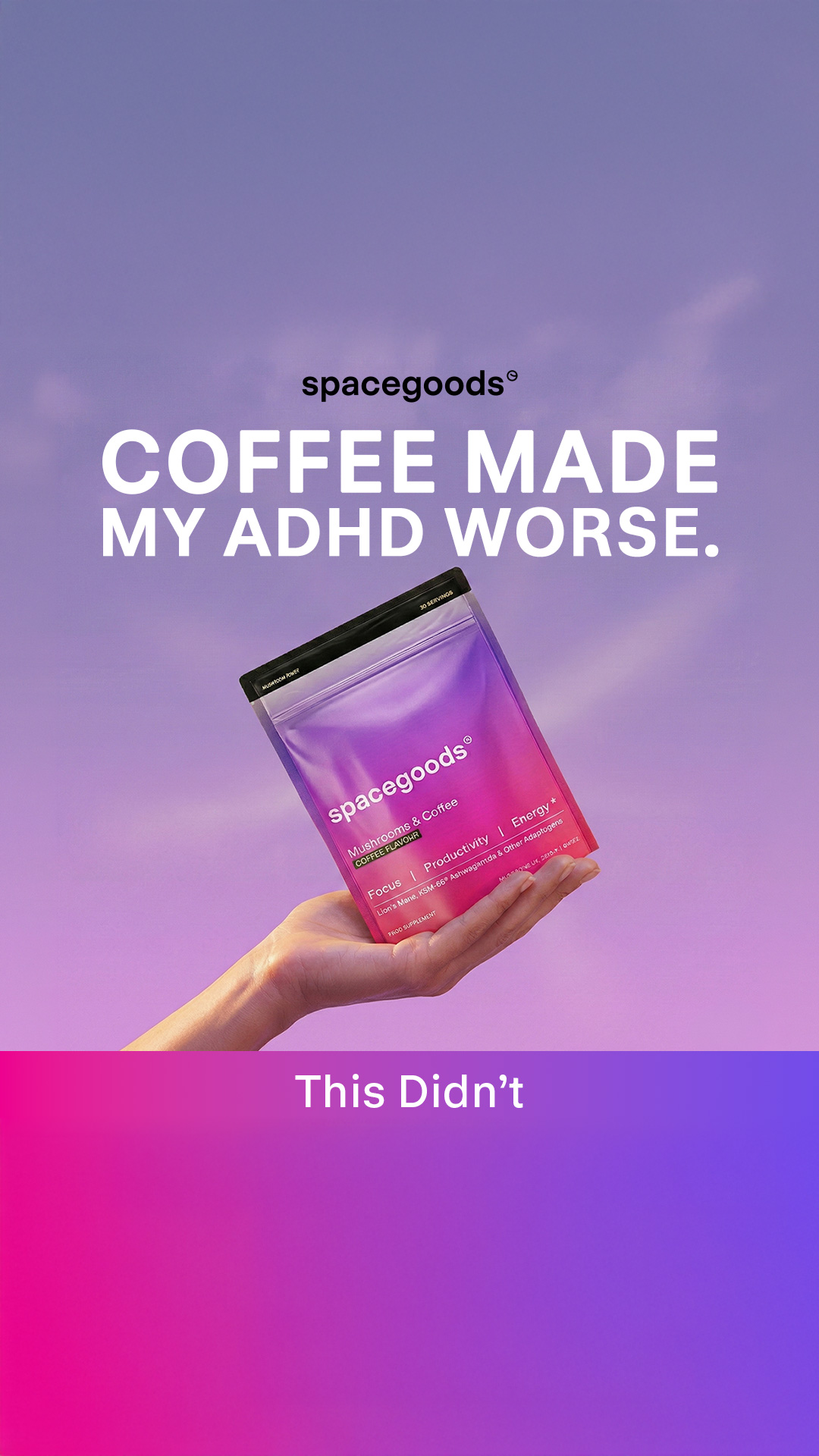 Spacegoods Facebook ad