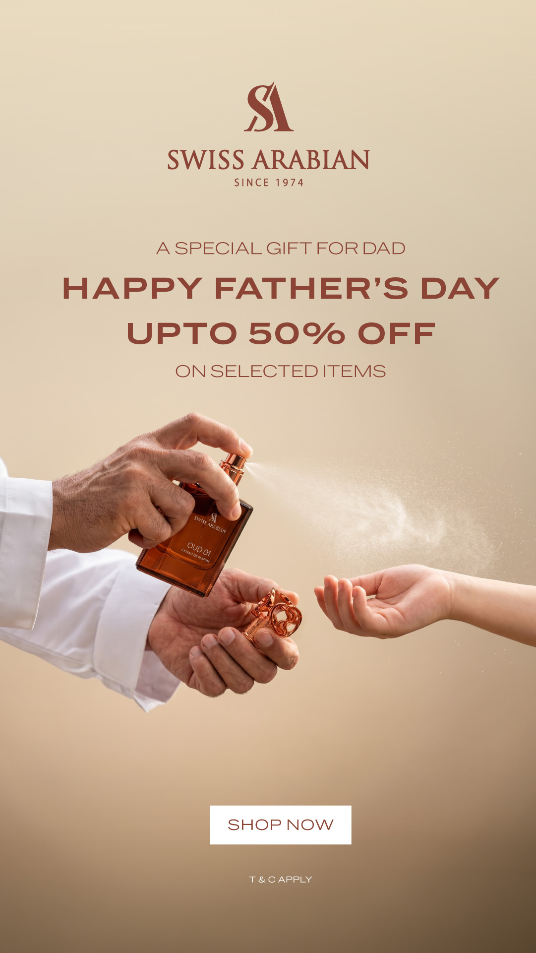 Swiss Arabian Perfumes Facebook ad