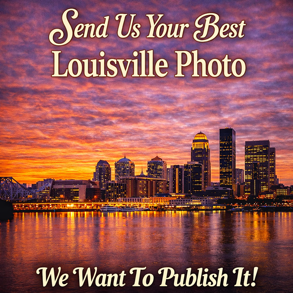 Silent Spark Press Facebook ad: Send Us Your Louisville Photo