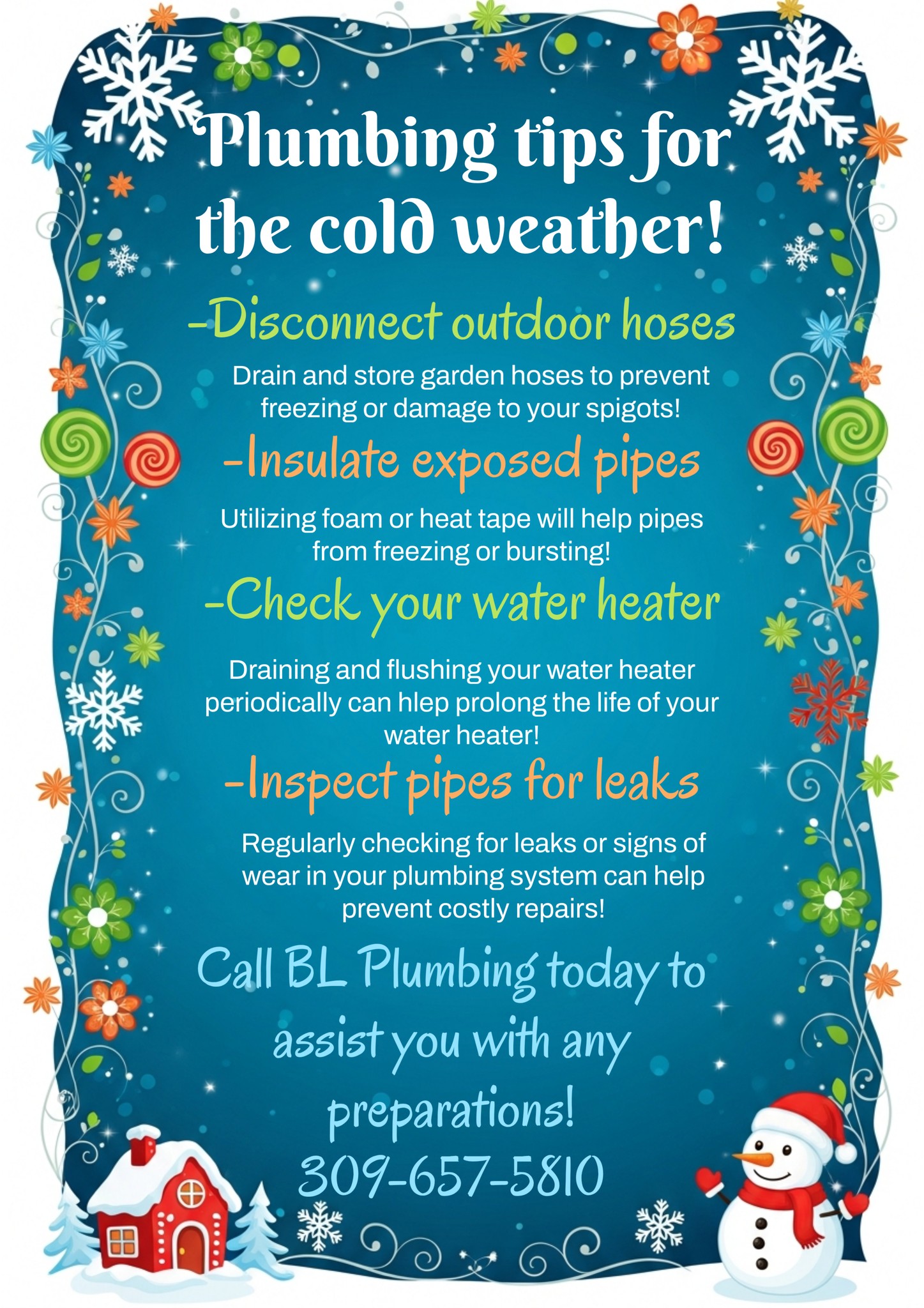 BL Plumbing Facebook ad