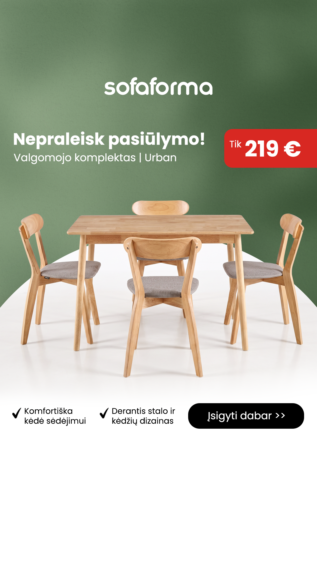 Sofaforma Facebook ad