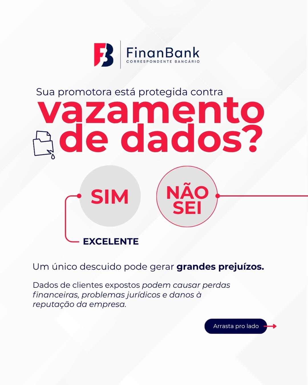 Finanbank Facebook ad: A segurança dos dados da sua promotora não…