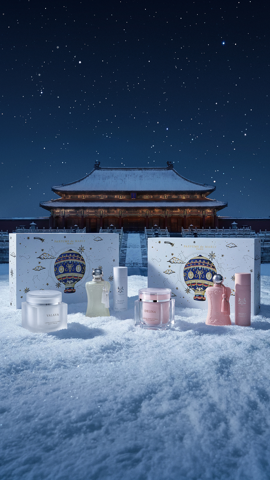 Parfums de Marly Facebook ad: Limited-Edition Coffrets