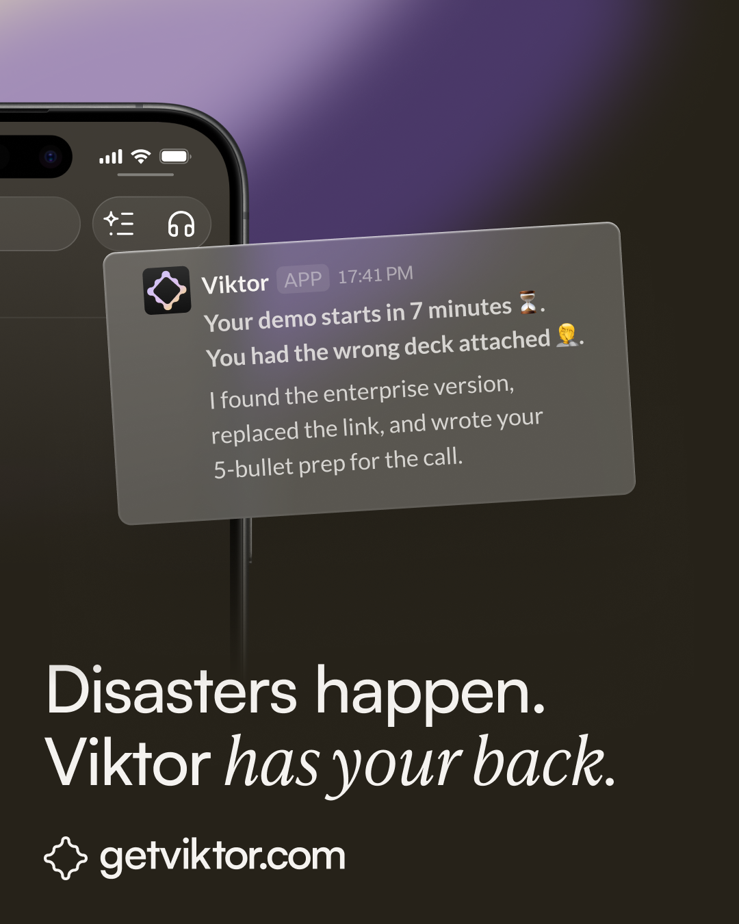 Viktor Facebook ad