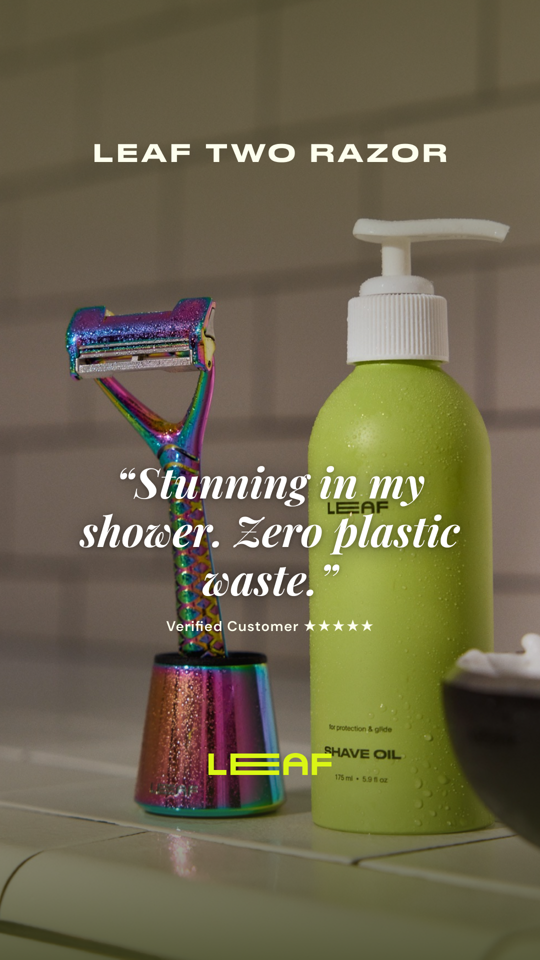 Leaf Shave Facebook ad