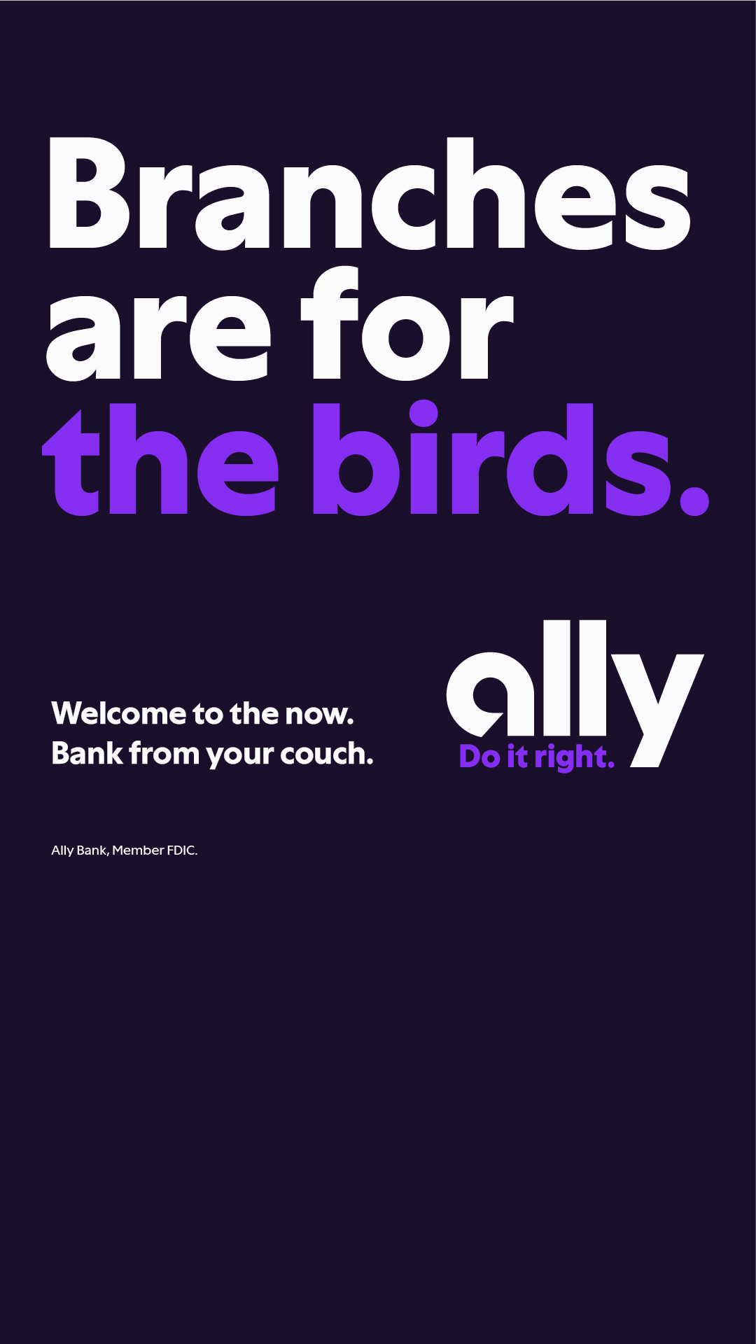 Ally Facebook ad