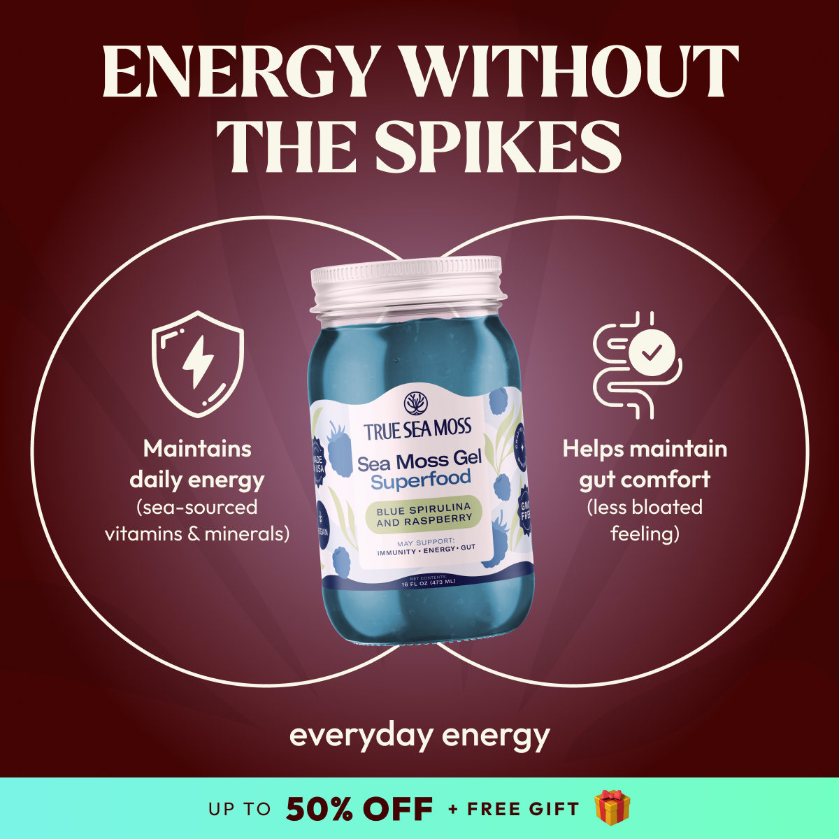 True Sea Moss Health Facebook ad