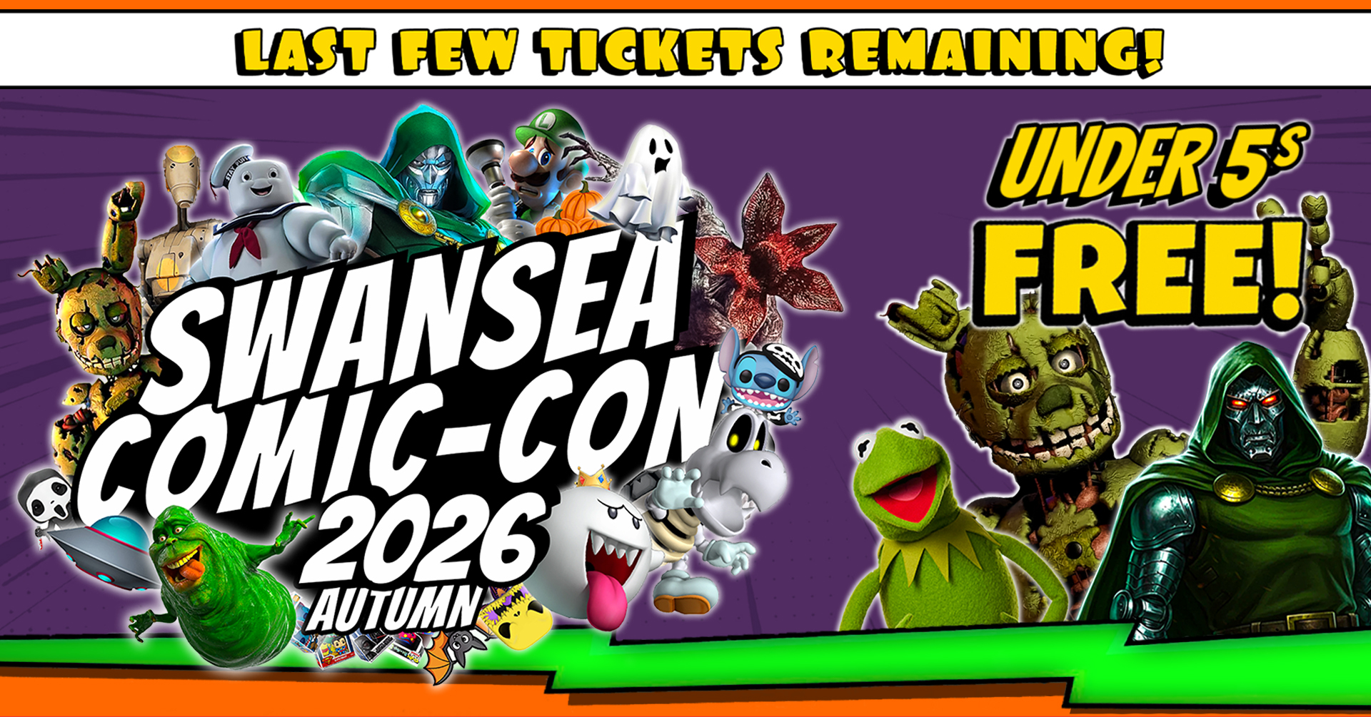 Swansea Comic Con Facebook ad: Swansea Comic Con - Autumn 2026