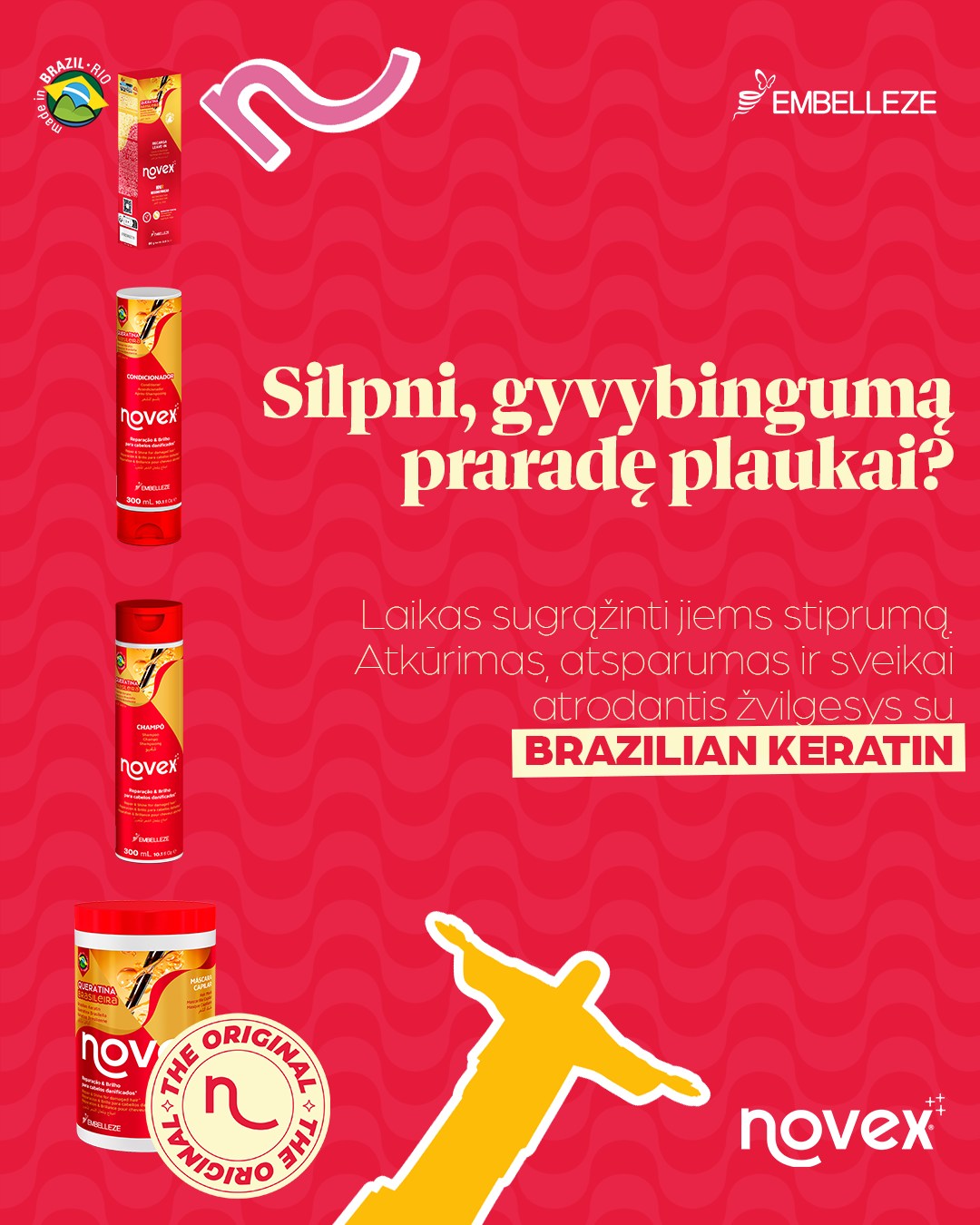 Novex Europe Facebook ad