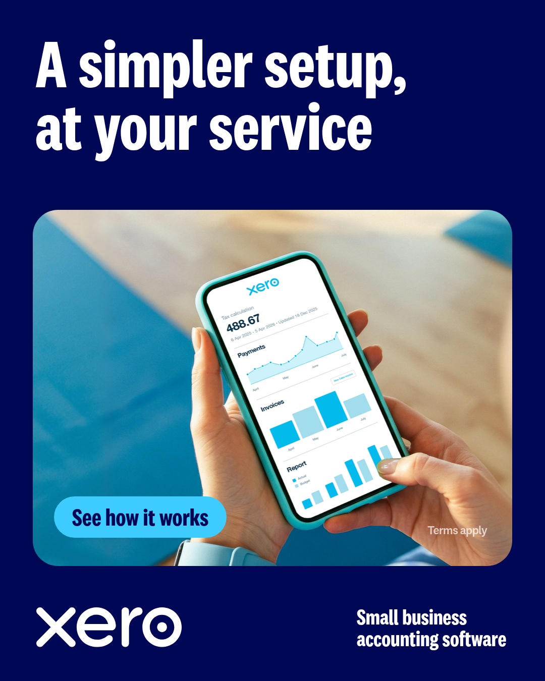 Xero Facebook ad