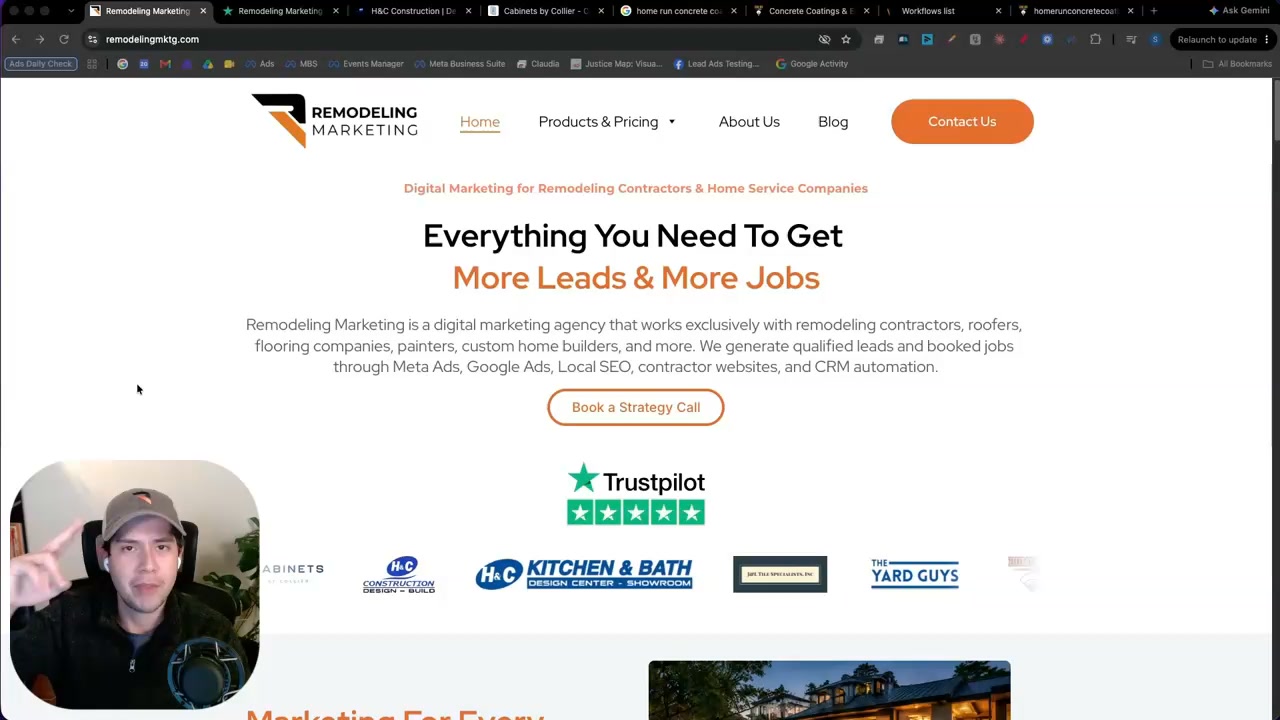 Remodeling Marketing Facebook ad: Concrete Coating Companies