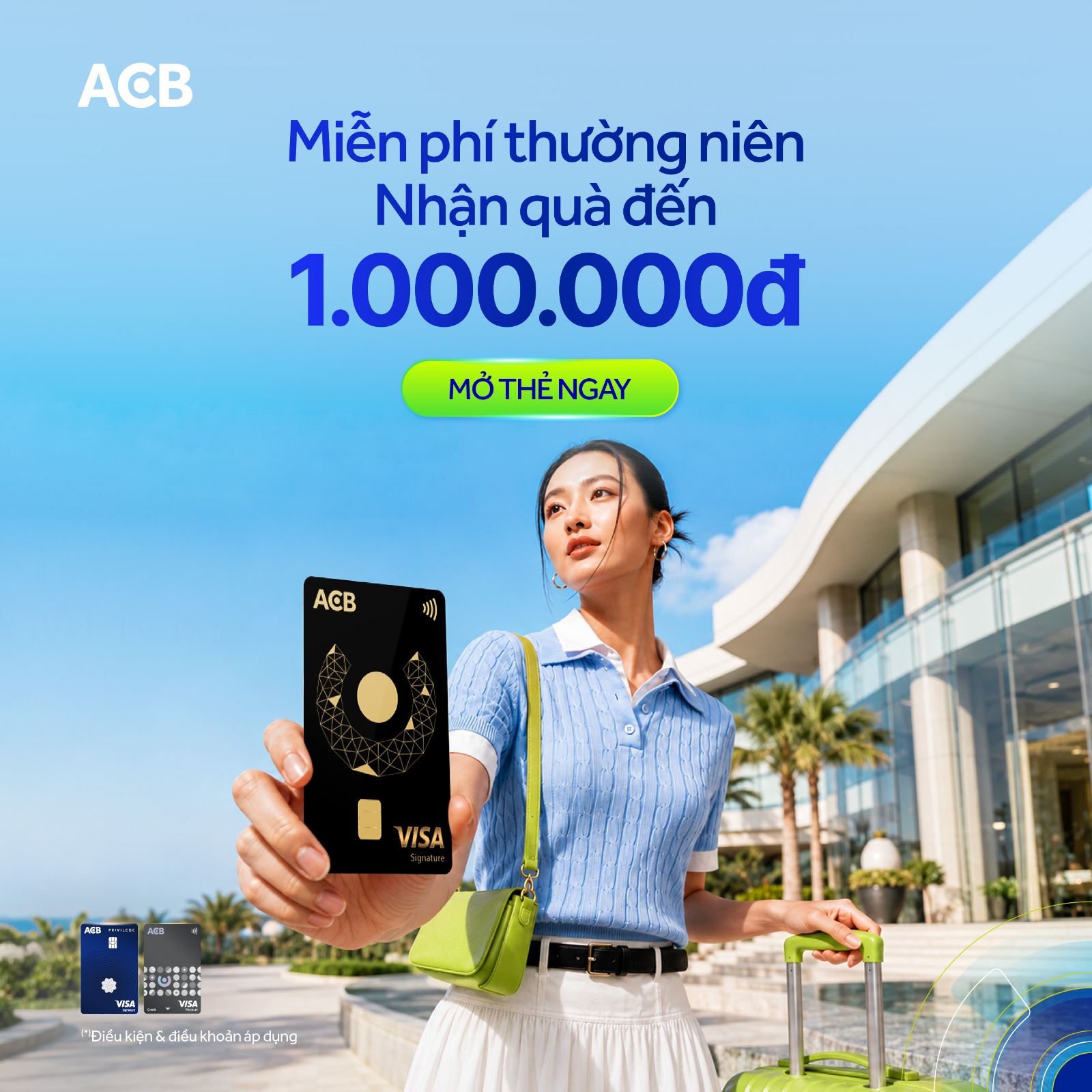 Ngân hàng Á Châu ACB Facebook ad: 5 PHÚT MỞ THẺ - ƯU ĐÃI ĐẾN…