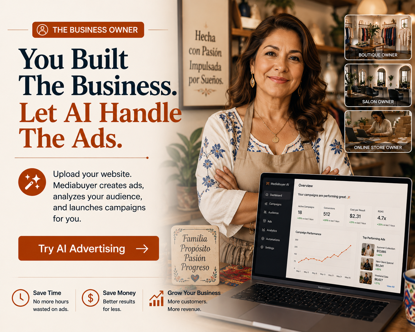 GPT Media Buyer Facebook ad