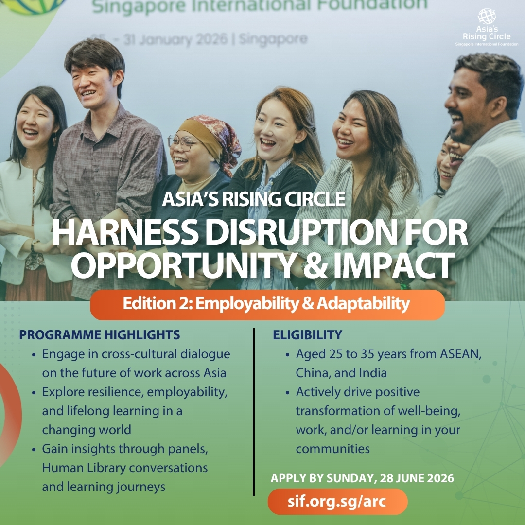 Singapore International Foundation Facebook ad: Asia's Rising Circle