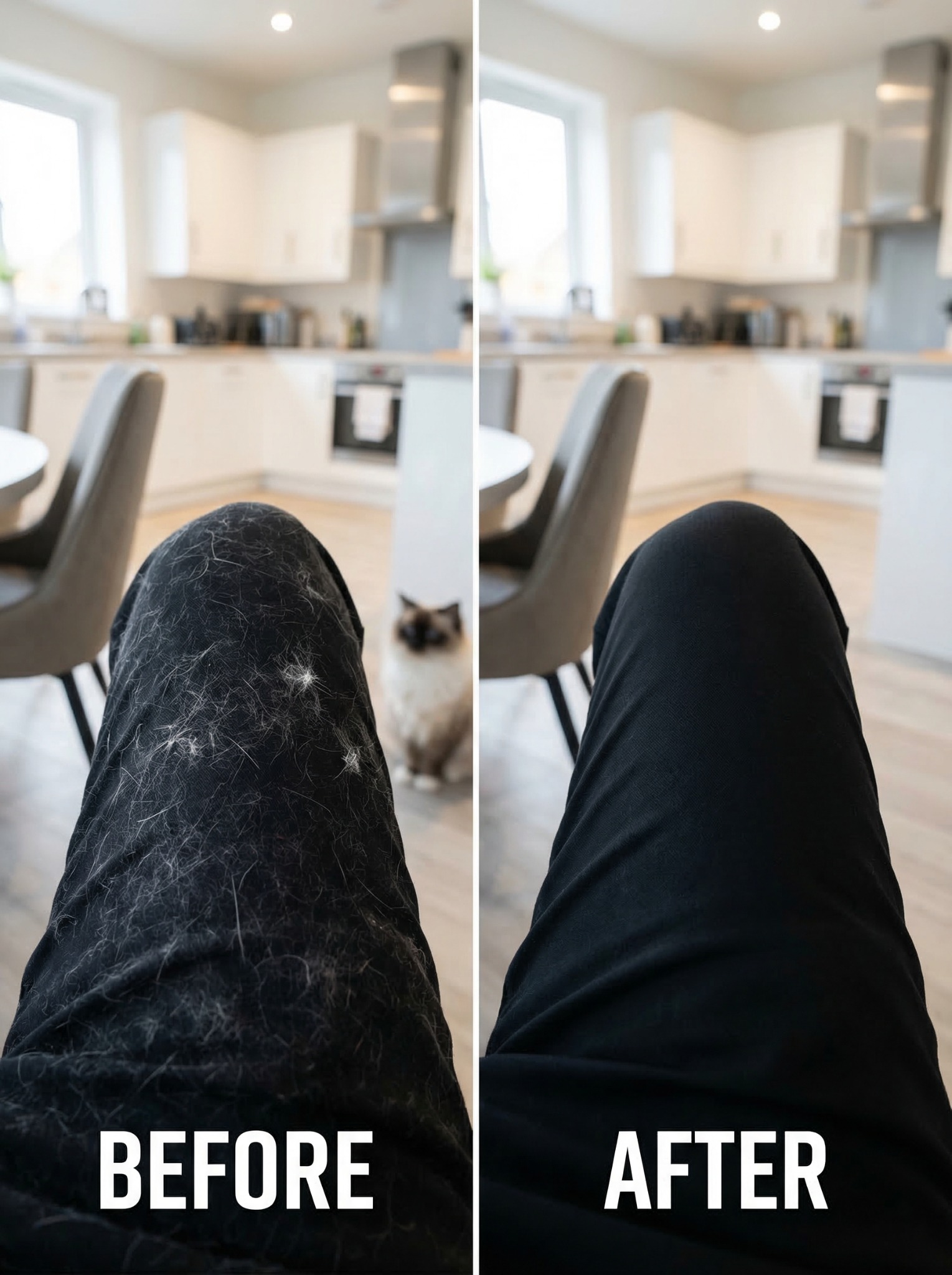 Pawtix Facebook ad: Wear Black Again, FurSweep Pro