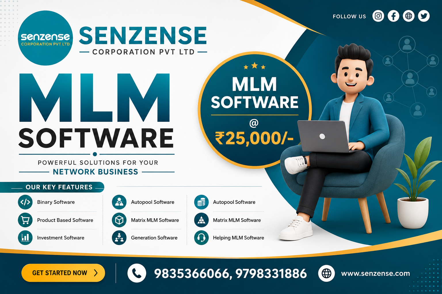 Senzense Corporation Facebook ad: Chat with us