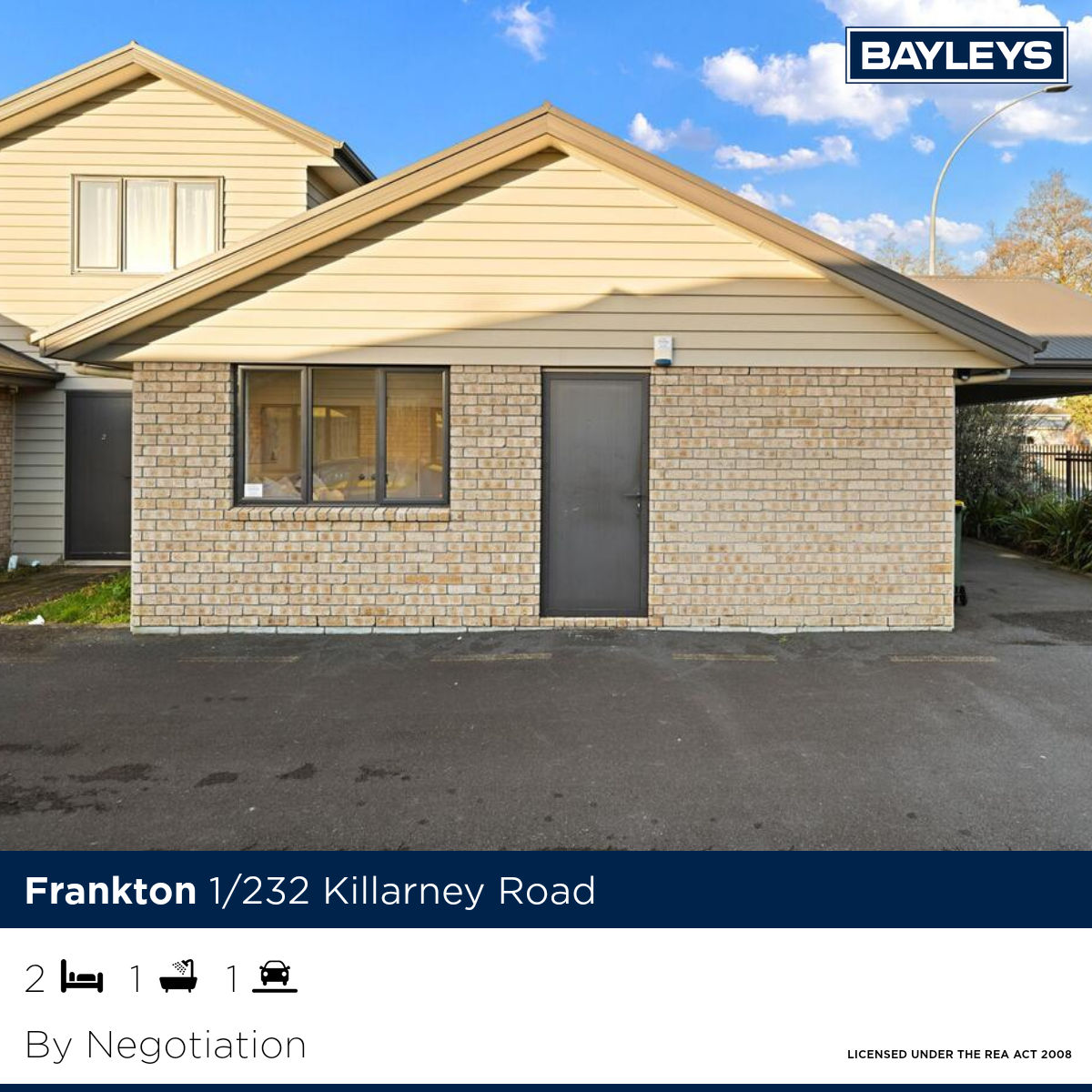 Bayleys Waikato Facebook ad