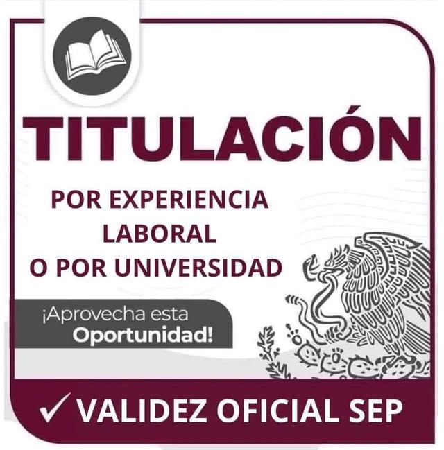 titulación por experiencia laboral Facebook ad from May 13, 2026