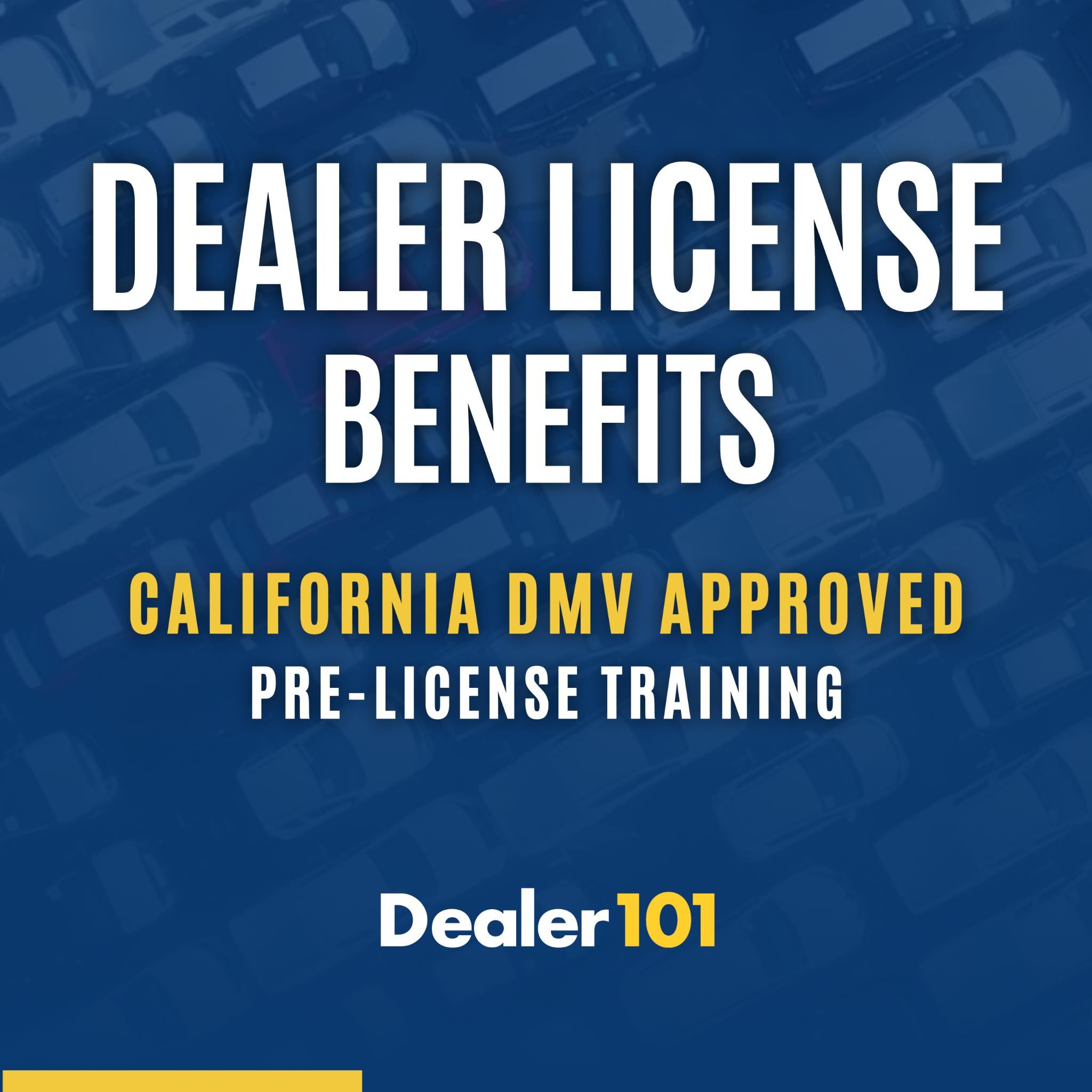 Dealer 101 - DMV Dealer Training & License Renewal Facebook ad