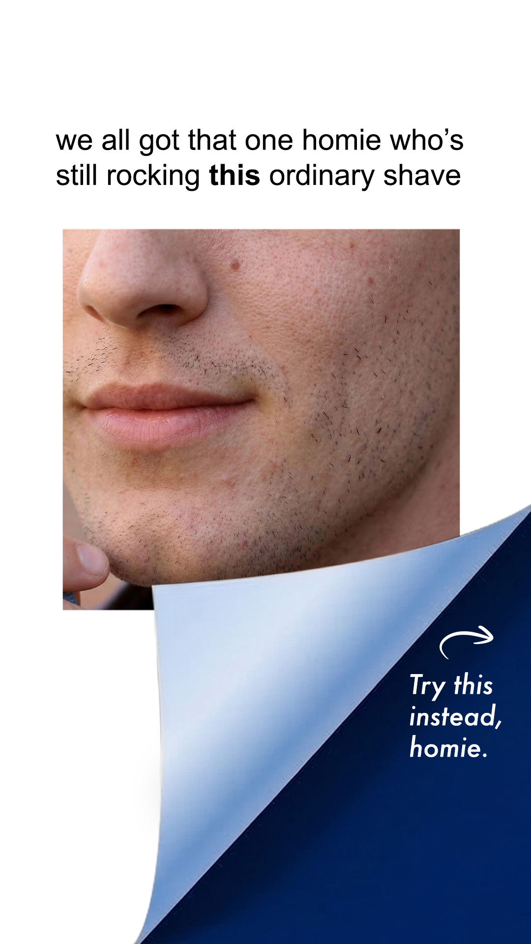 Gillette Facebook ad
