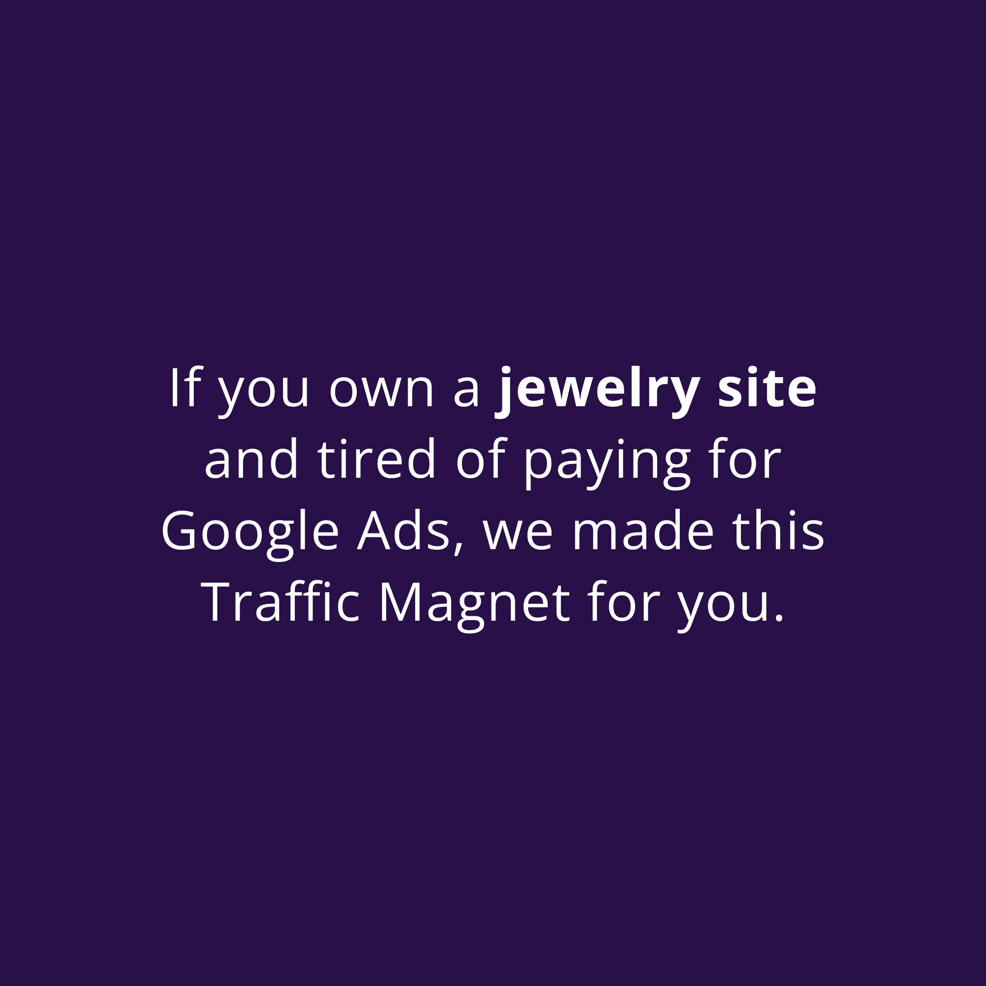 Soro SEO Facebook ad