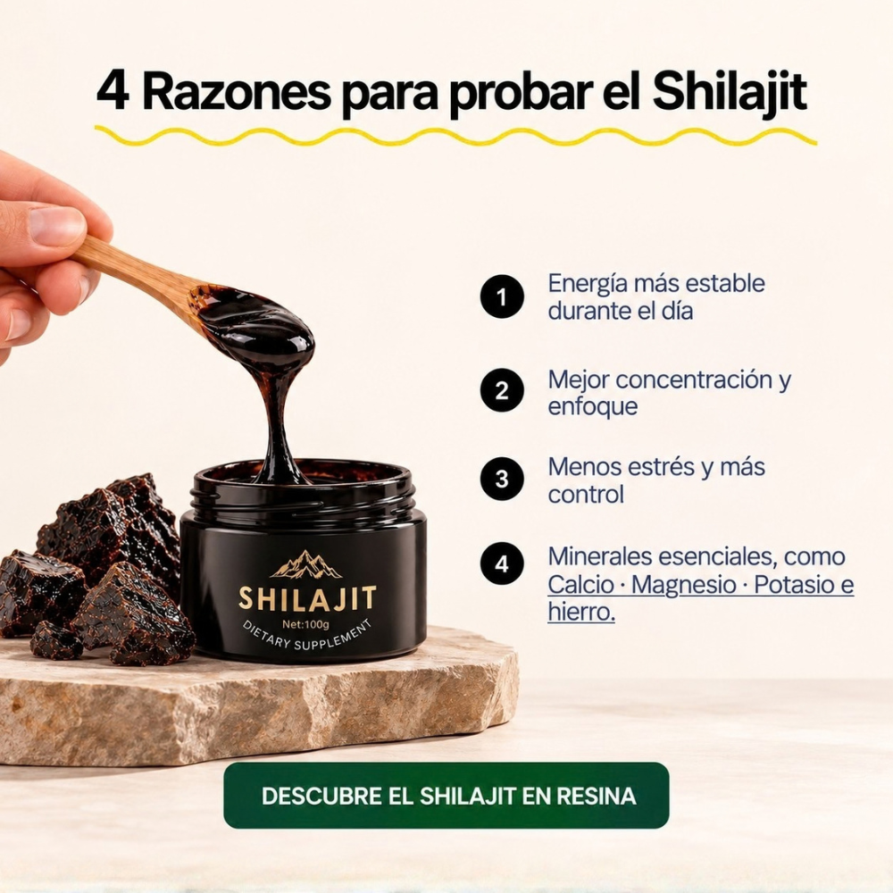 Glow Belts Facebook ad: Descubre el Shilajit en resina