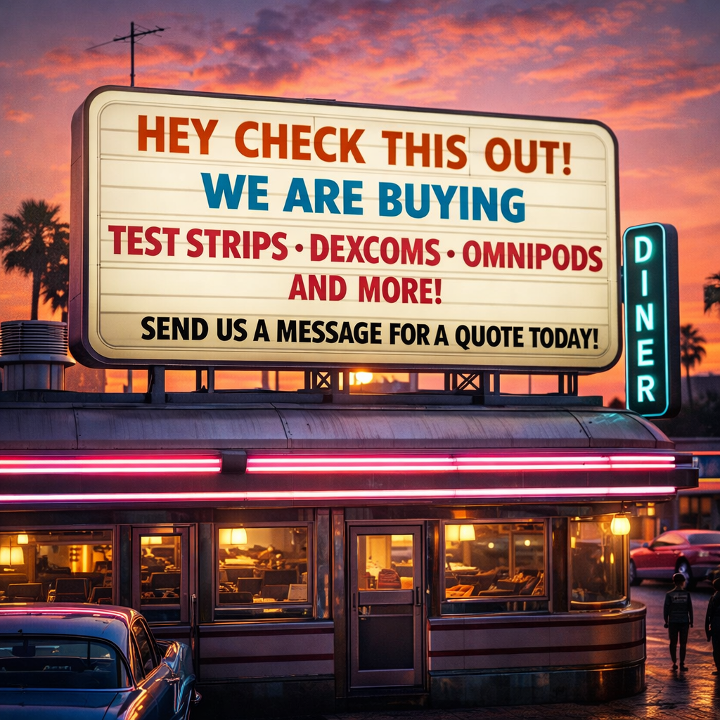 Upstate MedEx Facebook ad: Get Paid Cash for Diabetic Supplies Today!