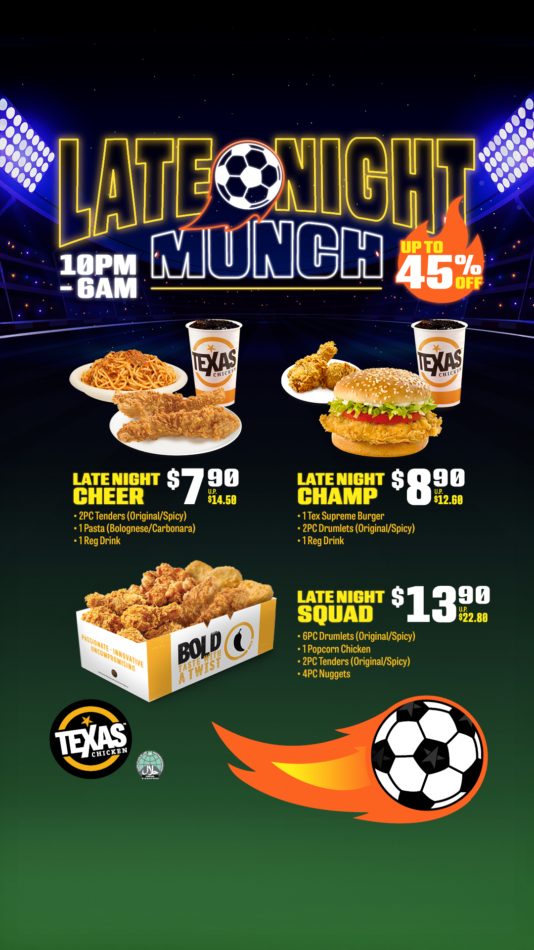 Texas Chicken Singapore Facebook ad