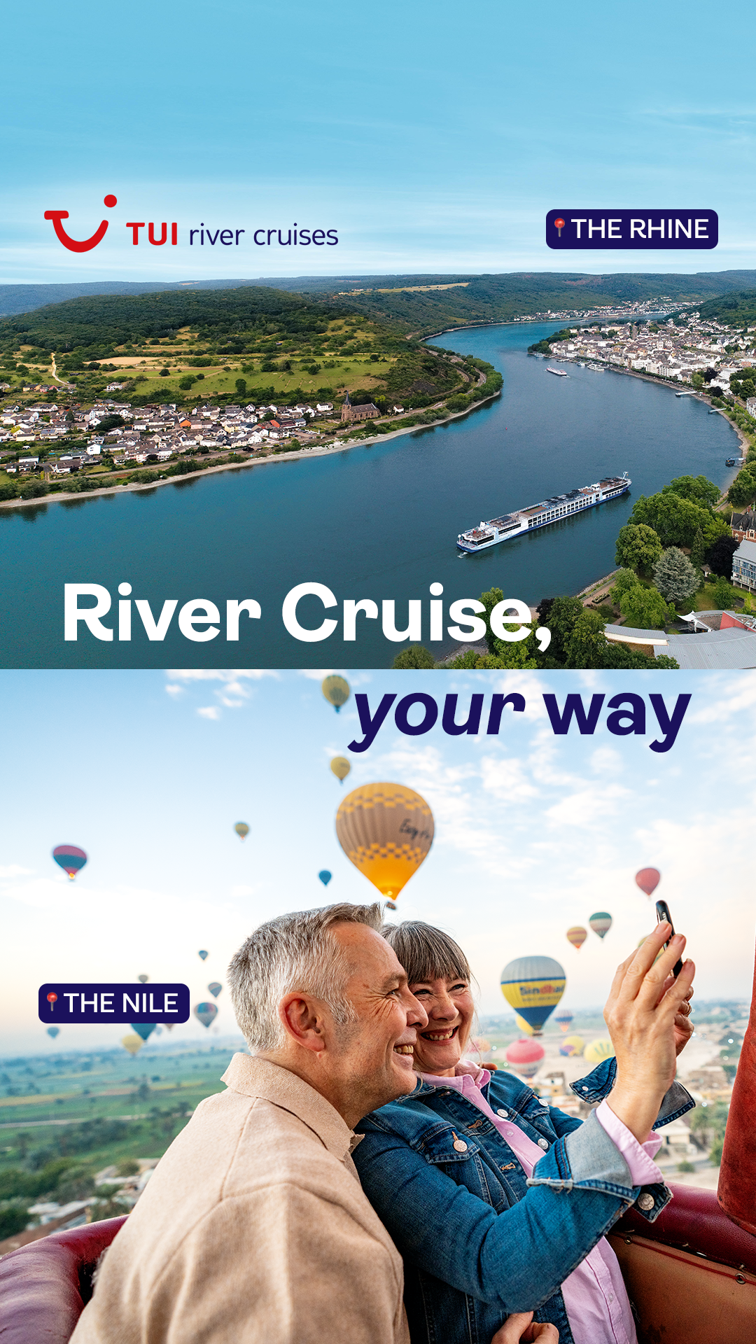 TUI River Cruises Facebook ad