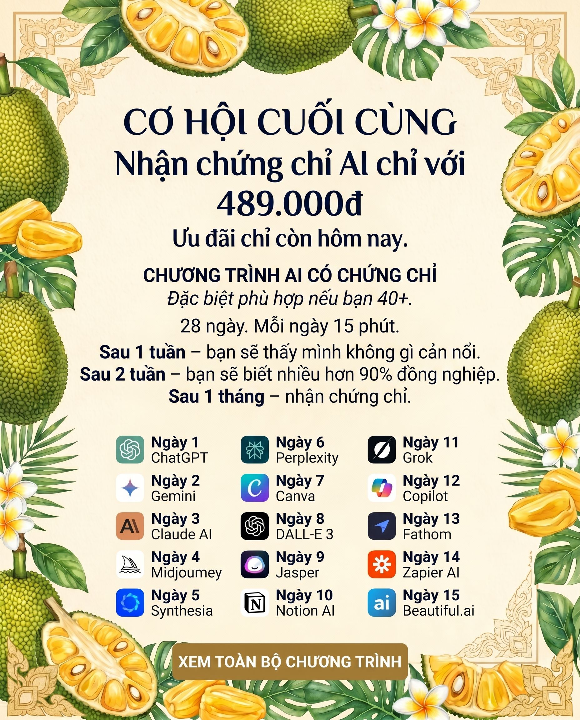 Lernejo AI Việt Nam Facebook ad: Học cách sử dụng AI