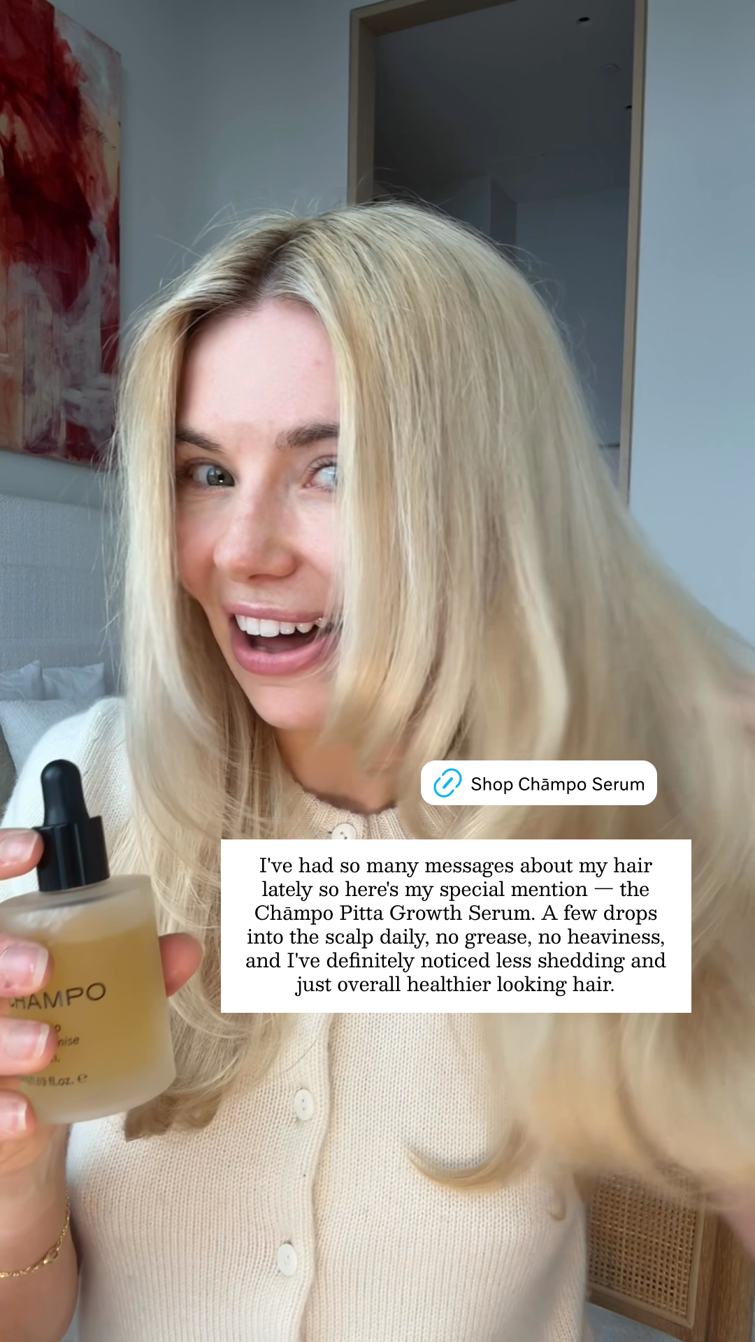 Chāmpo Haircare Facebook ad