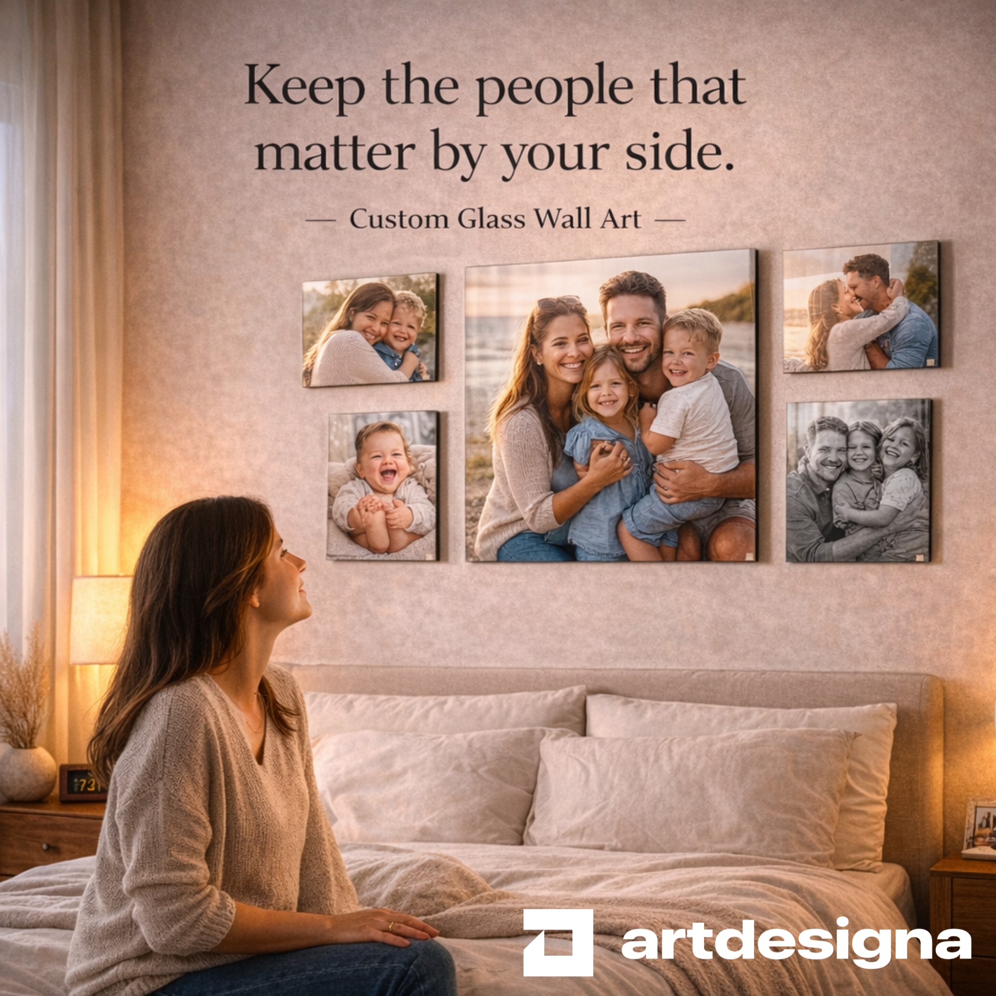 ArtDesigna Facebook ad: Forever in Glass: Your Cherished Moments