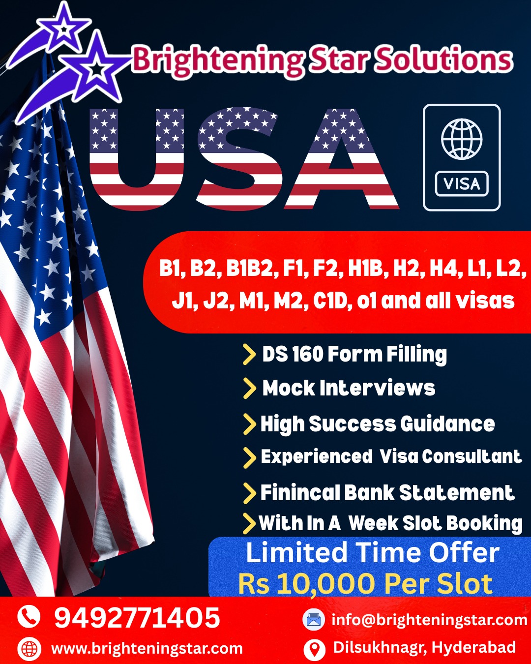 Brightening Star Solutions Facebook ad: Chat with us