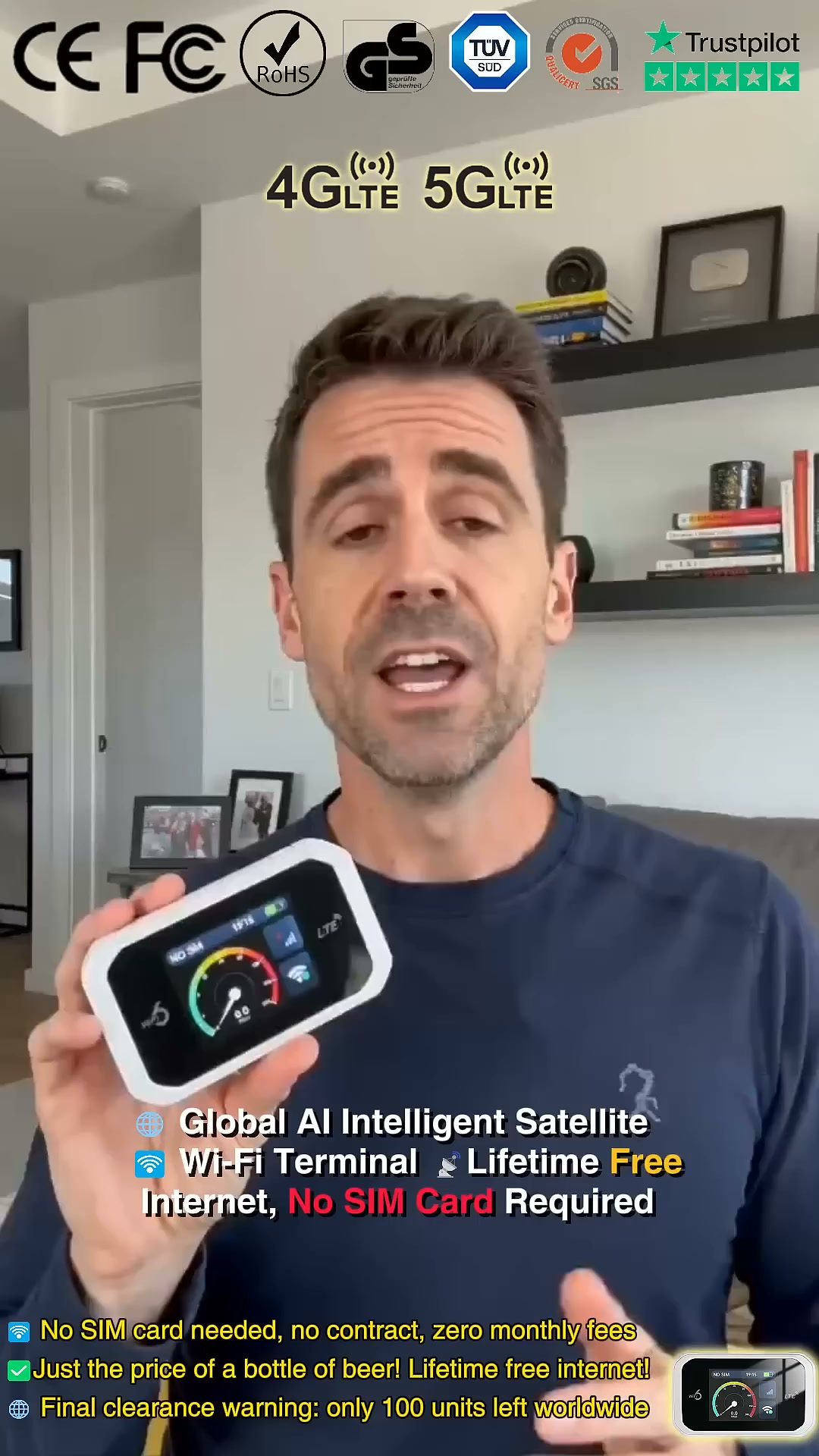 Ahlwovip.H Facebook ad: Ultra-Fast 5G WiFi Anywhere