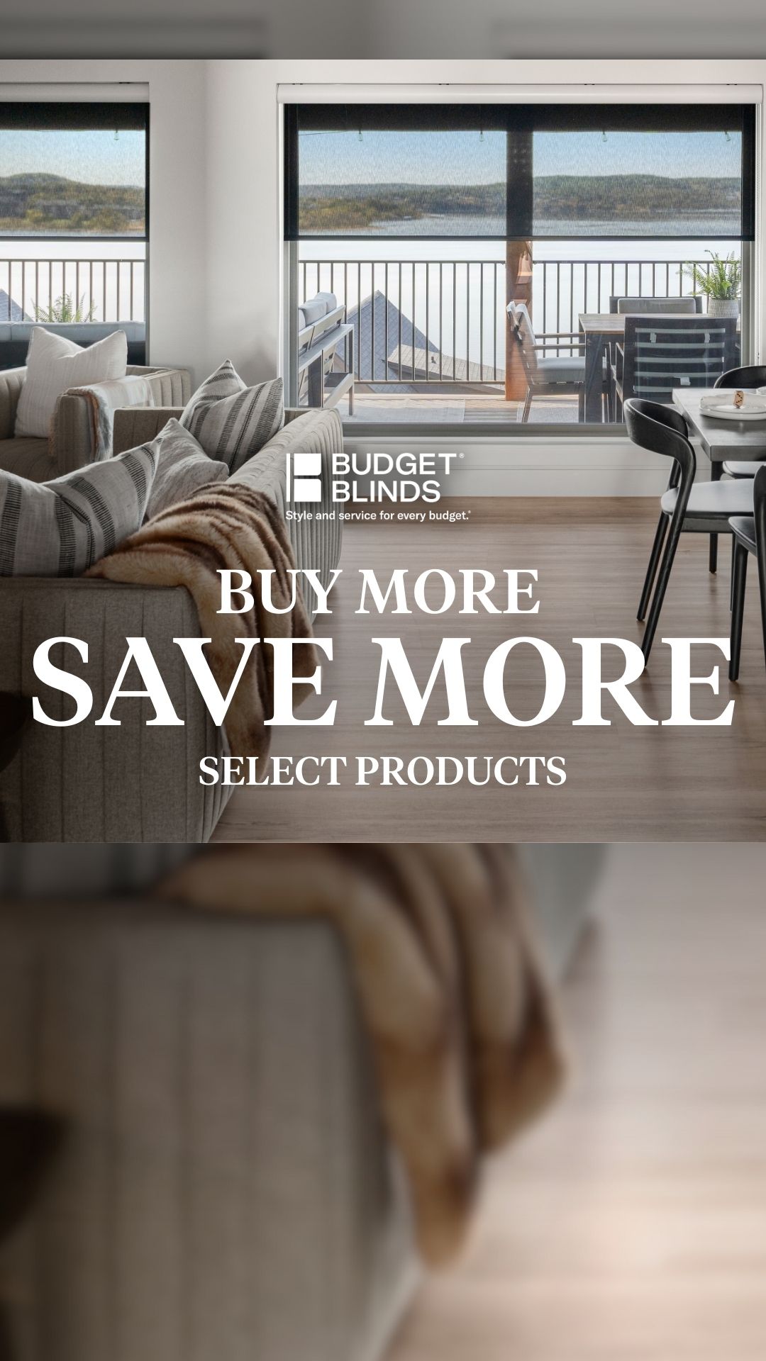 Budget Blinds Facebook ad from Mar 9, 2026