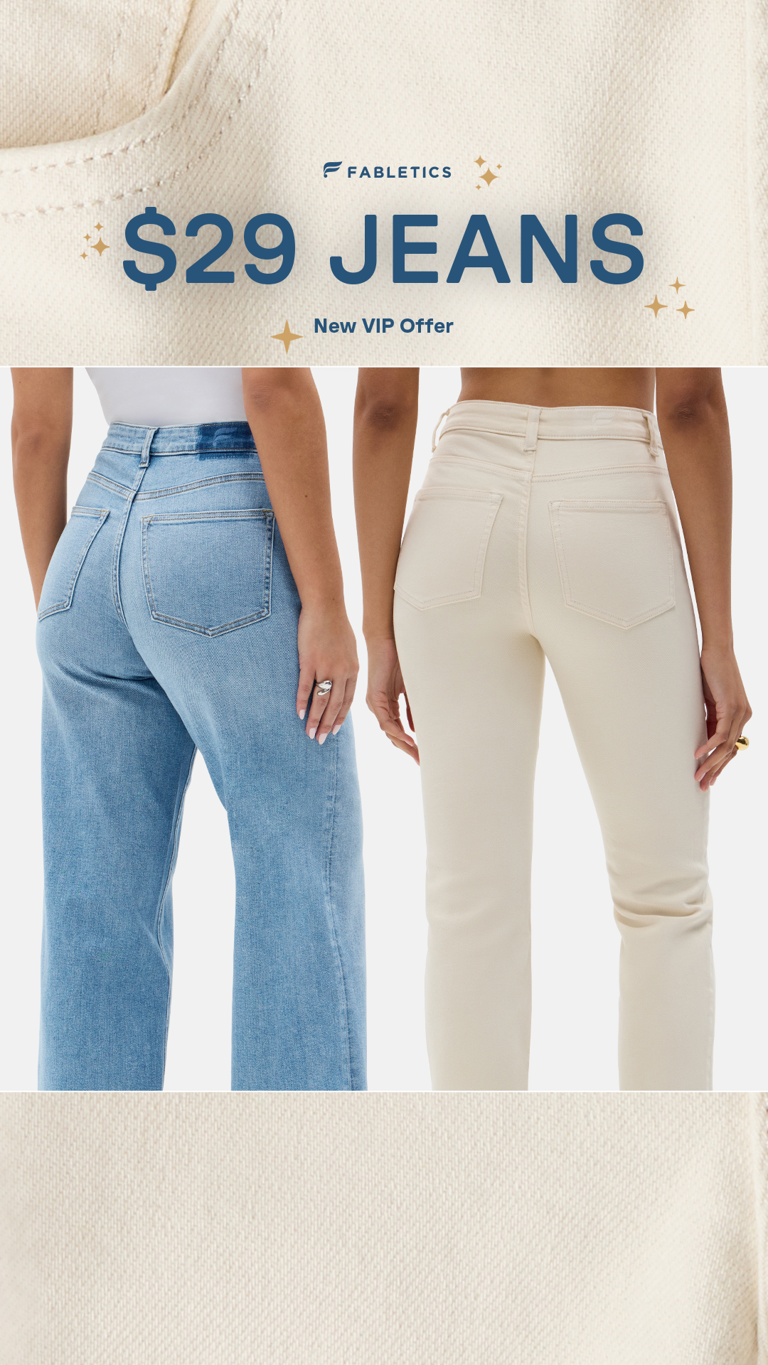 Fabletics Facebook ad