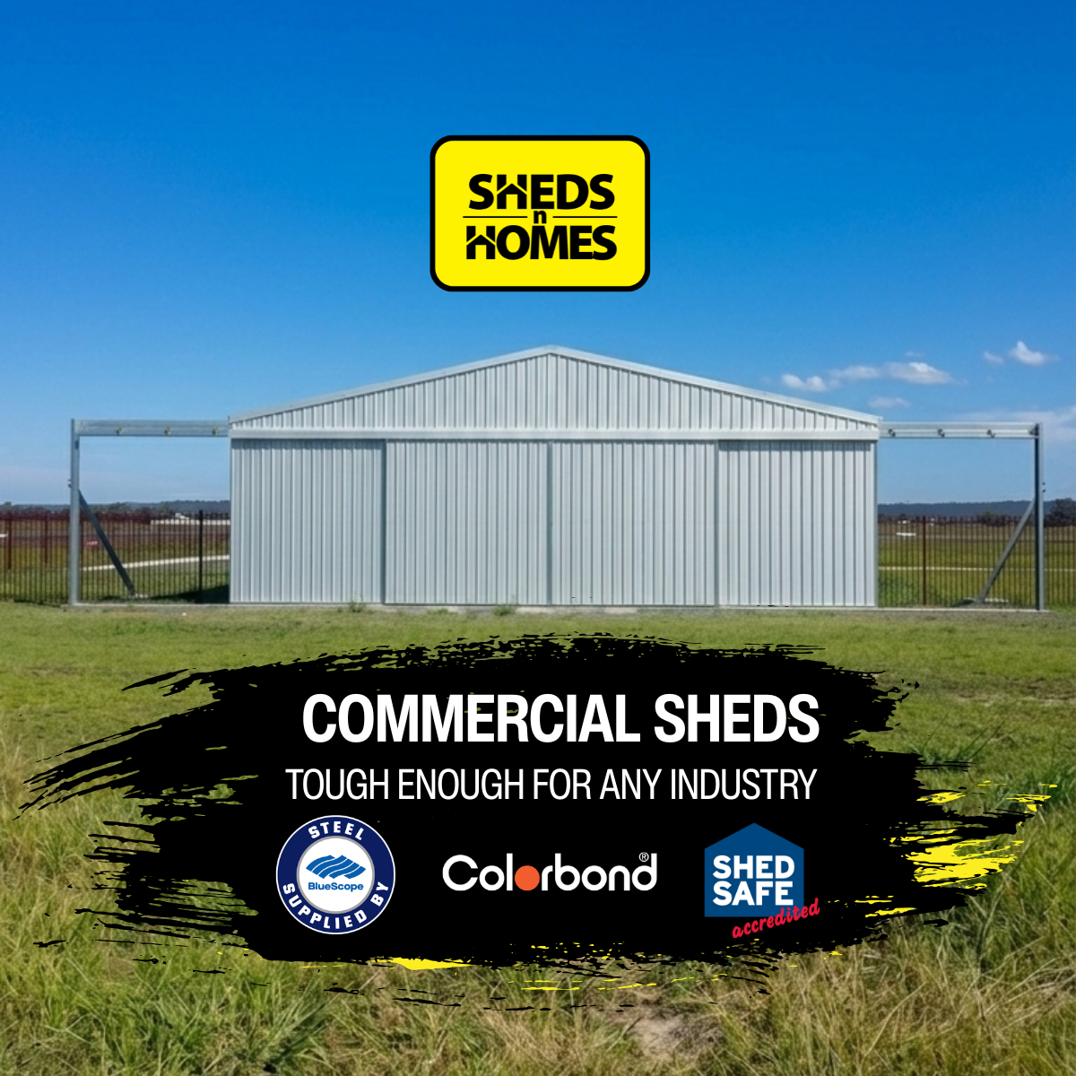 Sheds n Homes Facebook ad