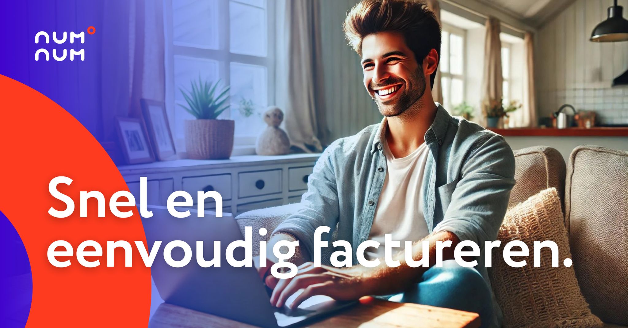 NumNum Facebook ad: Start GRATIS vandaag!