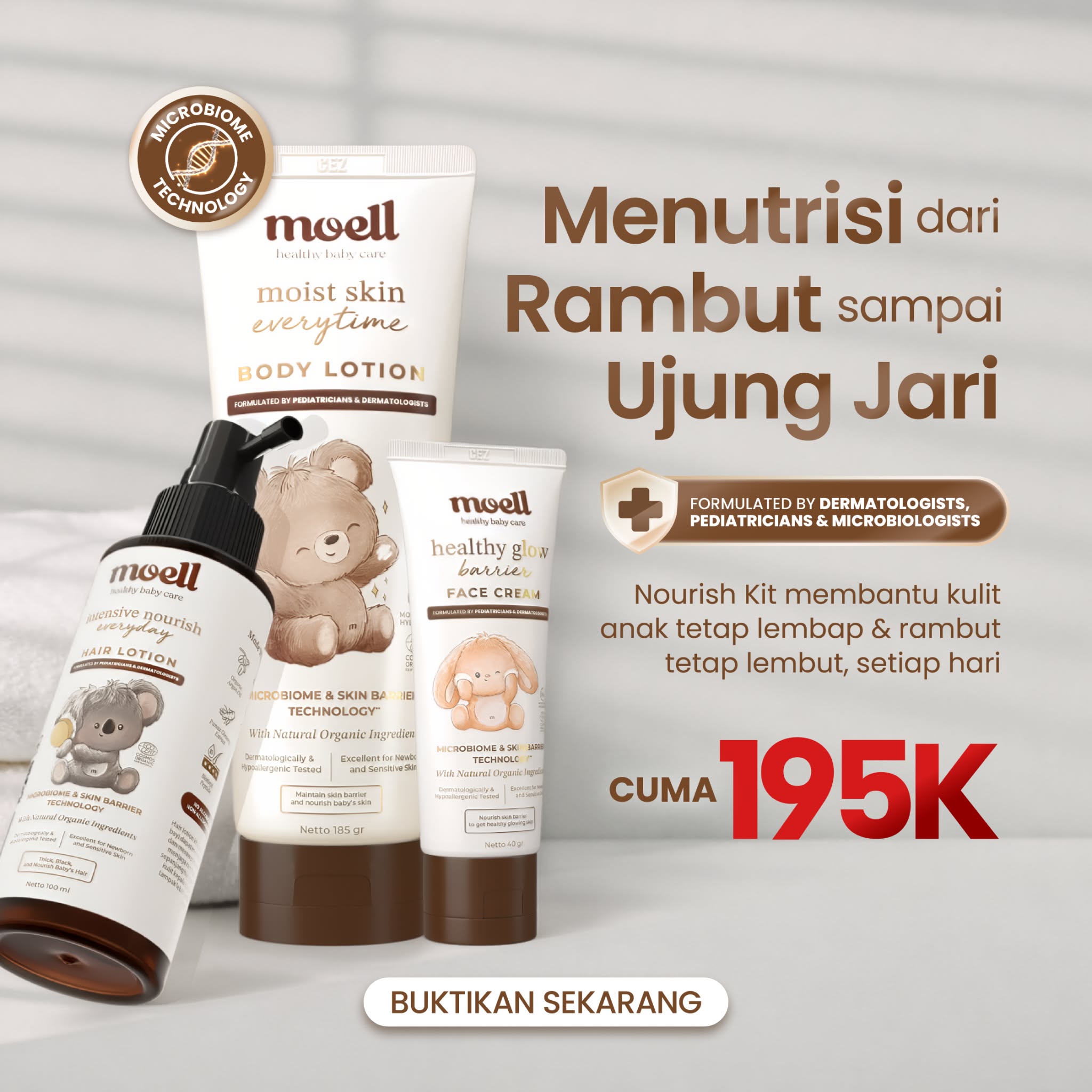 Moell Hair & Body Care  Facebook ad